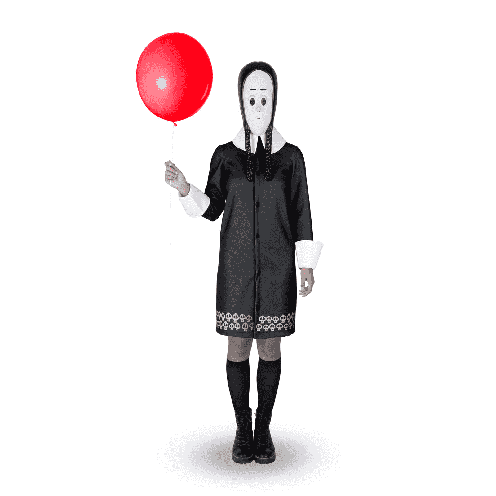 Disfraz de Miércoles addams ml adulto talla ML