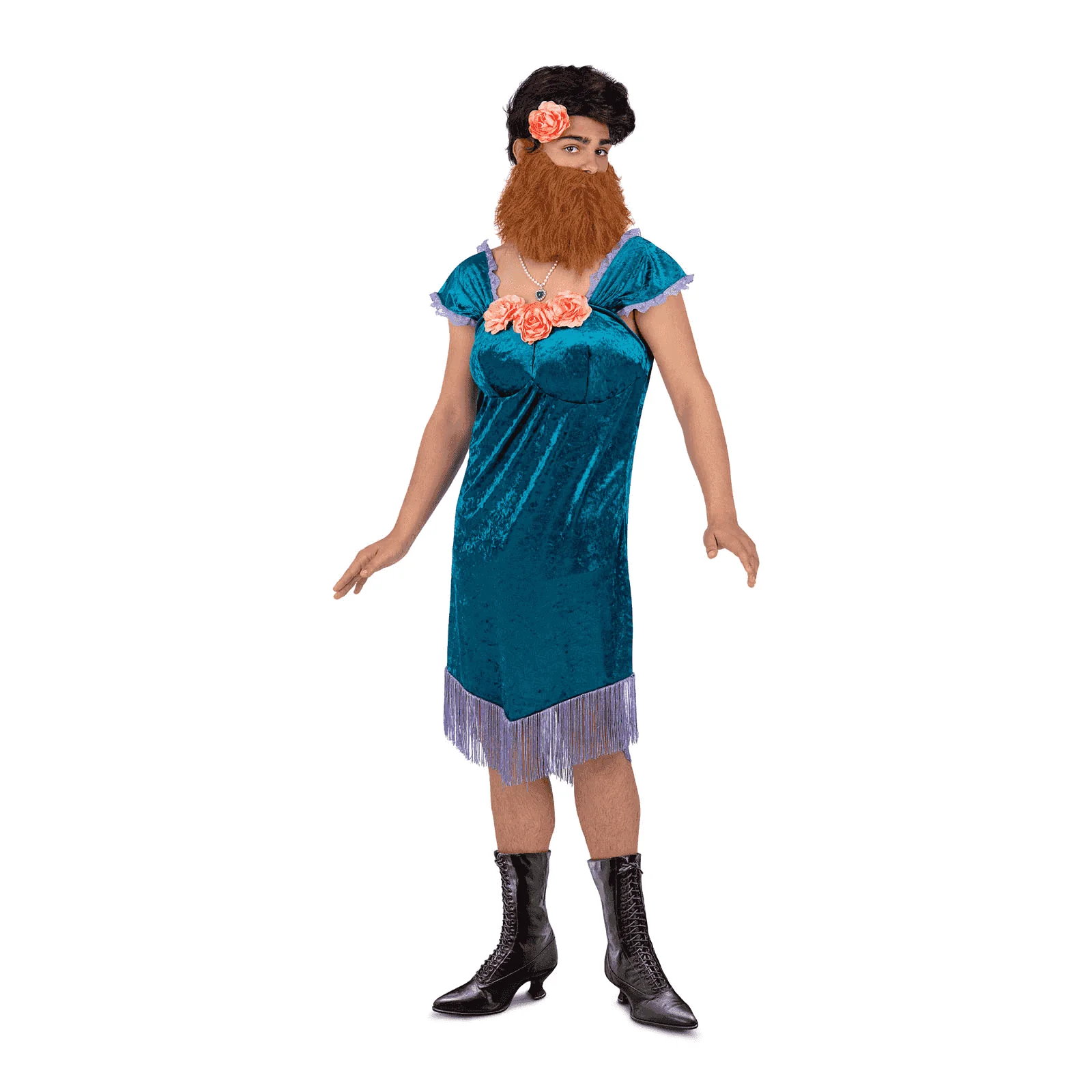 Disfraz de Mujer barbuda para hombre adulto talla M