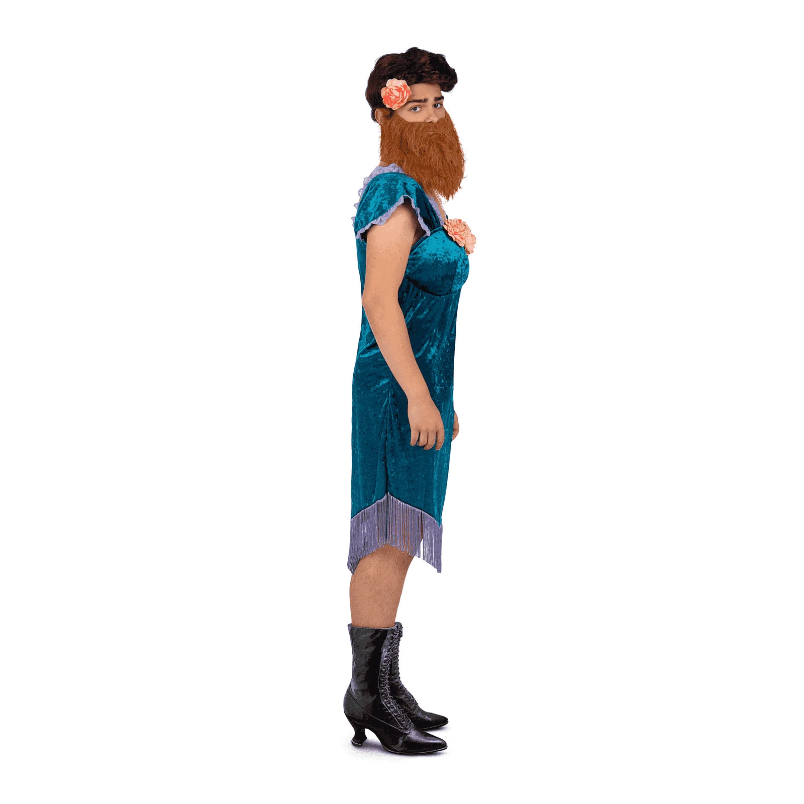 Disfraz de Mujer barbuda para hombre adulto talla M - Image 2