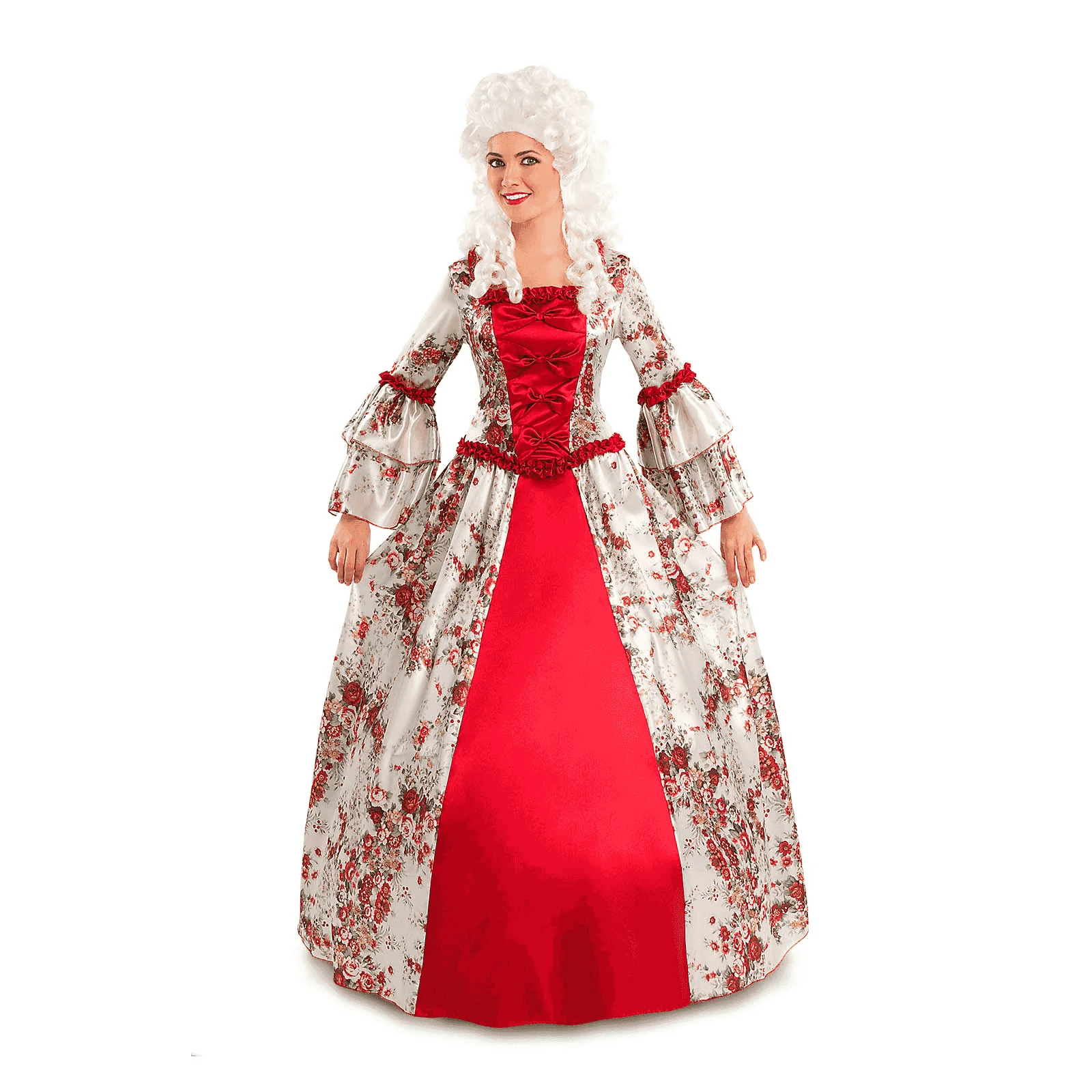 Disfraz de Mujer colonial adulto talla S