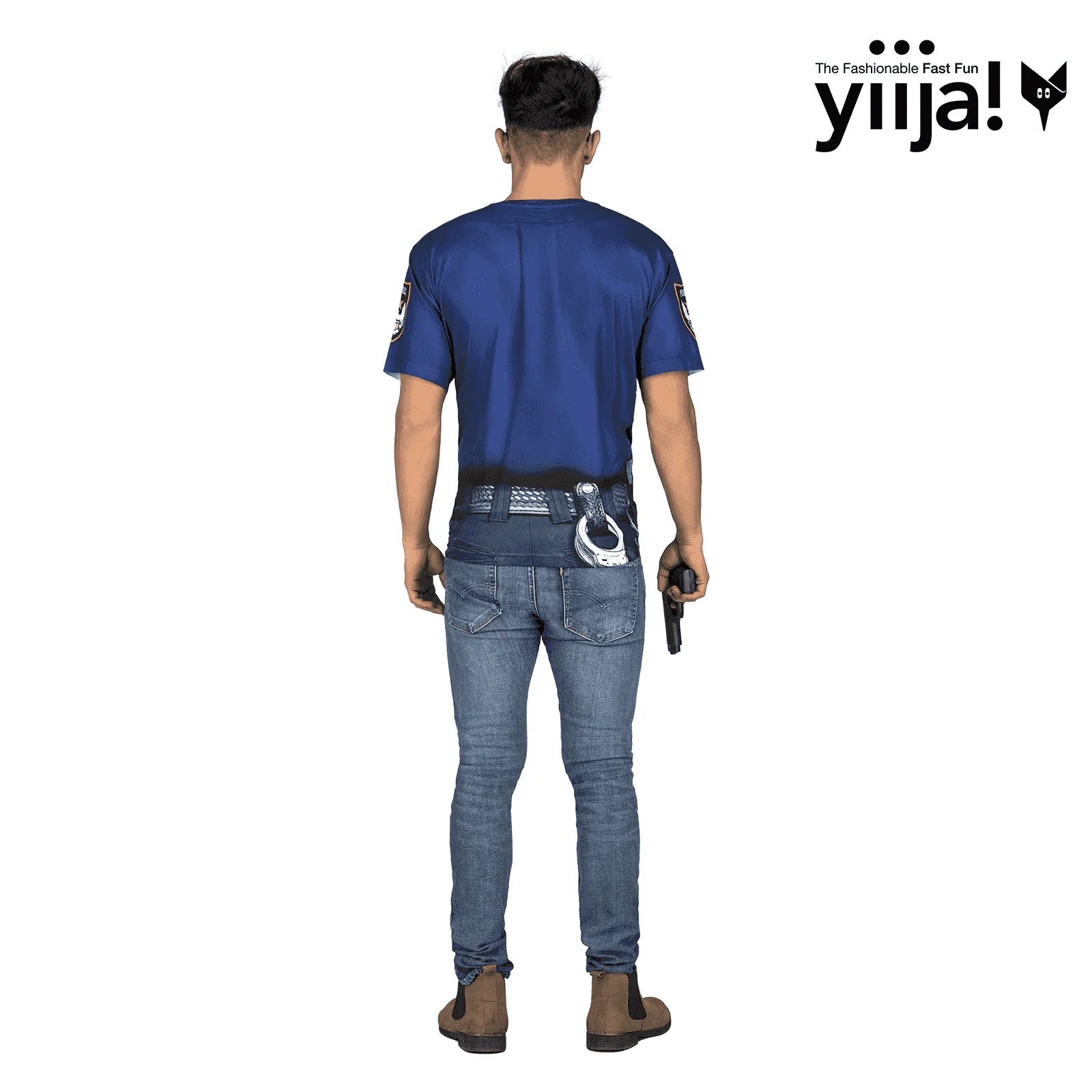 Disfraz de Muscular policeman adulto talla M - Image 3