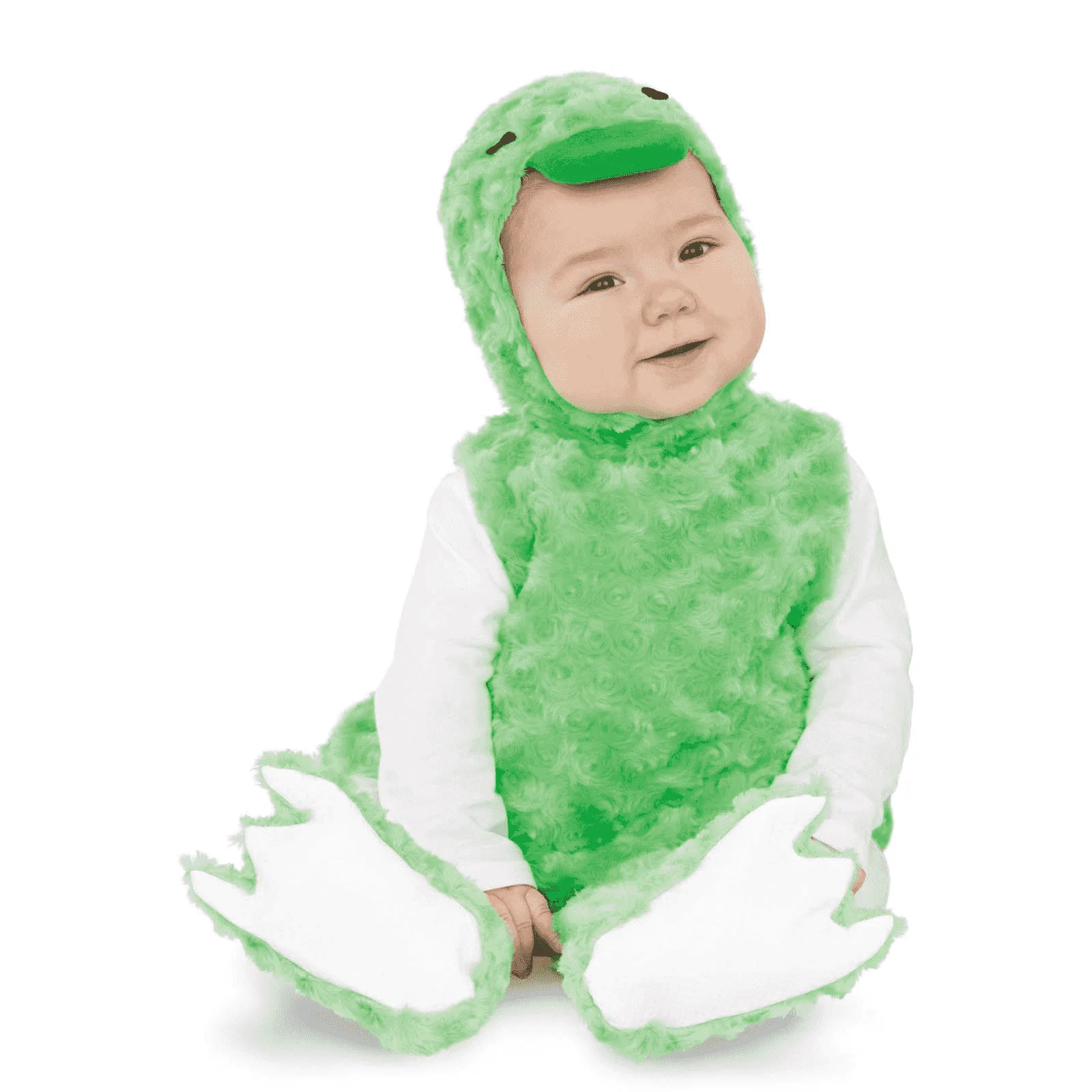 Disfraz de Patito peluche verde 12-24 meses bebé