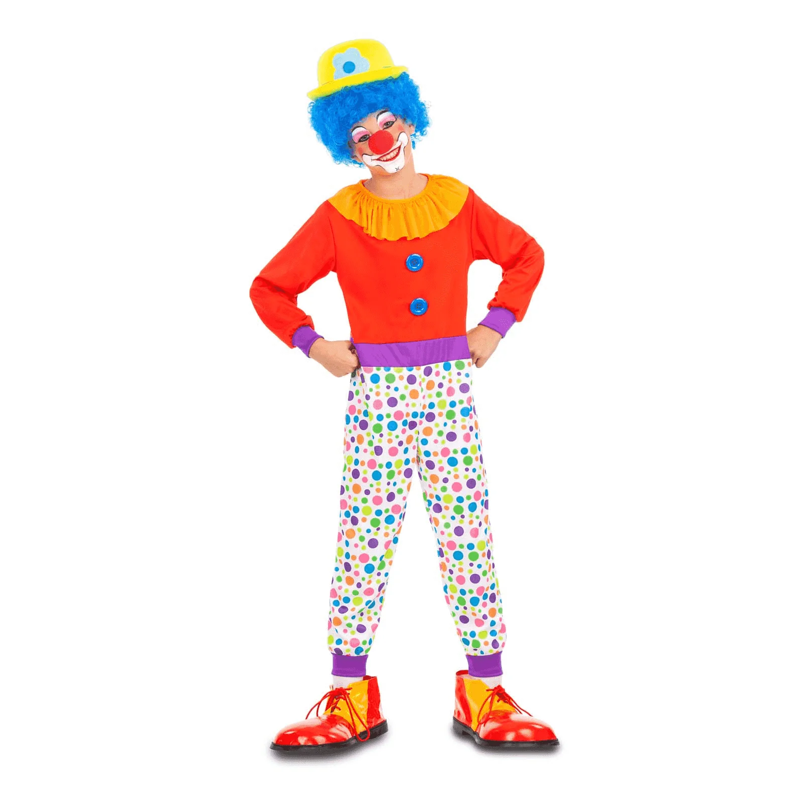 Disfraz de Payaso mono 10-12 años infantil