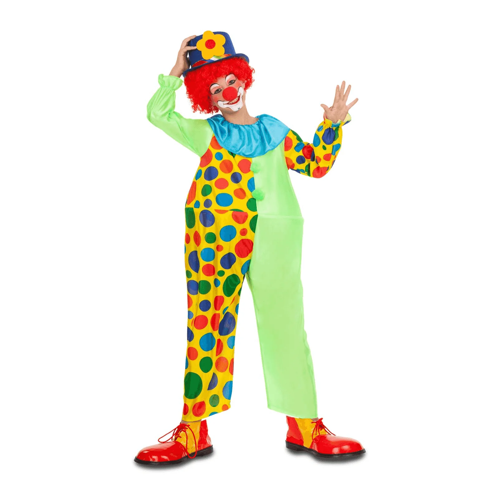Disfraz de Payaso mono aro 7-9 años infantil