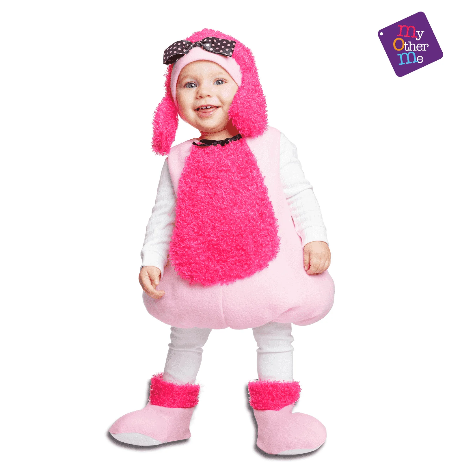 Disfraz de Pequeña poodle rosa 3-4 años infantil