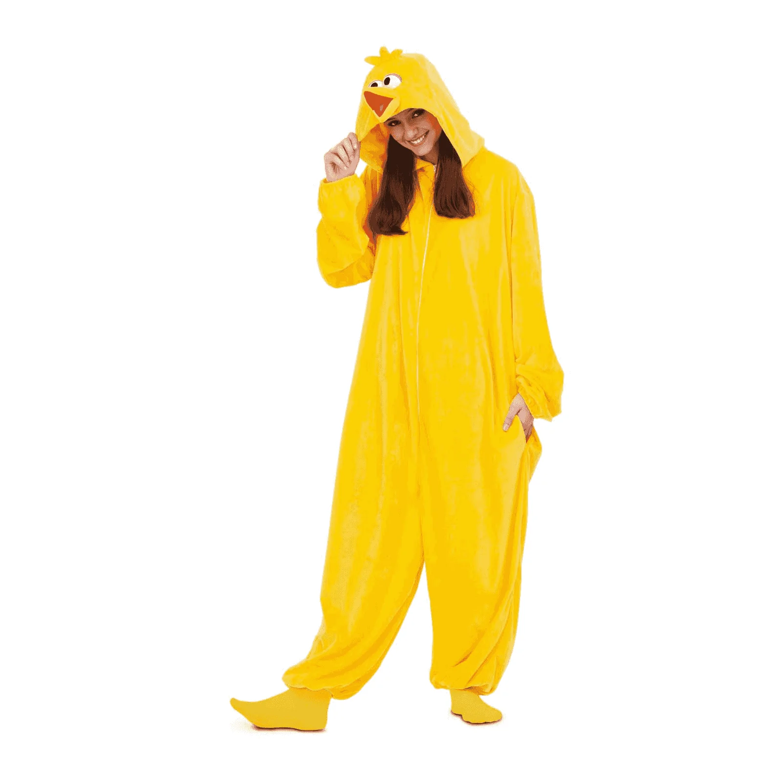 Disfraz de Pijama gallina caponata adulto talla ML