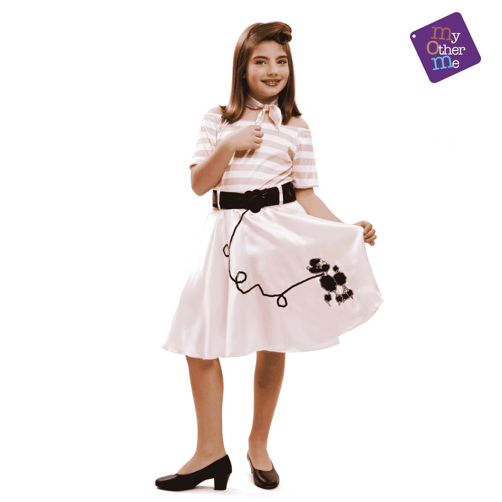 Disfraz de Pink lady 7-9 años infantil