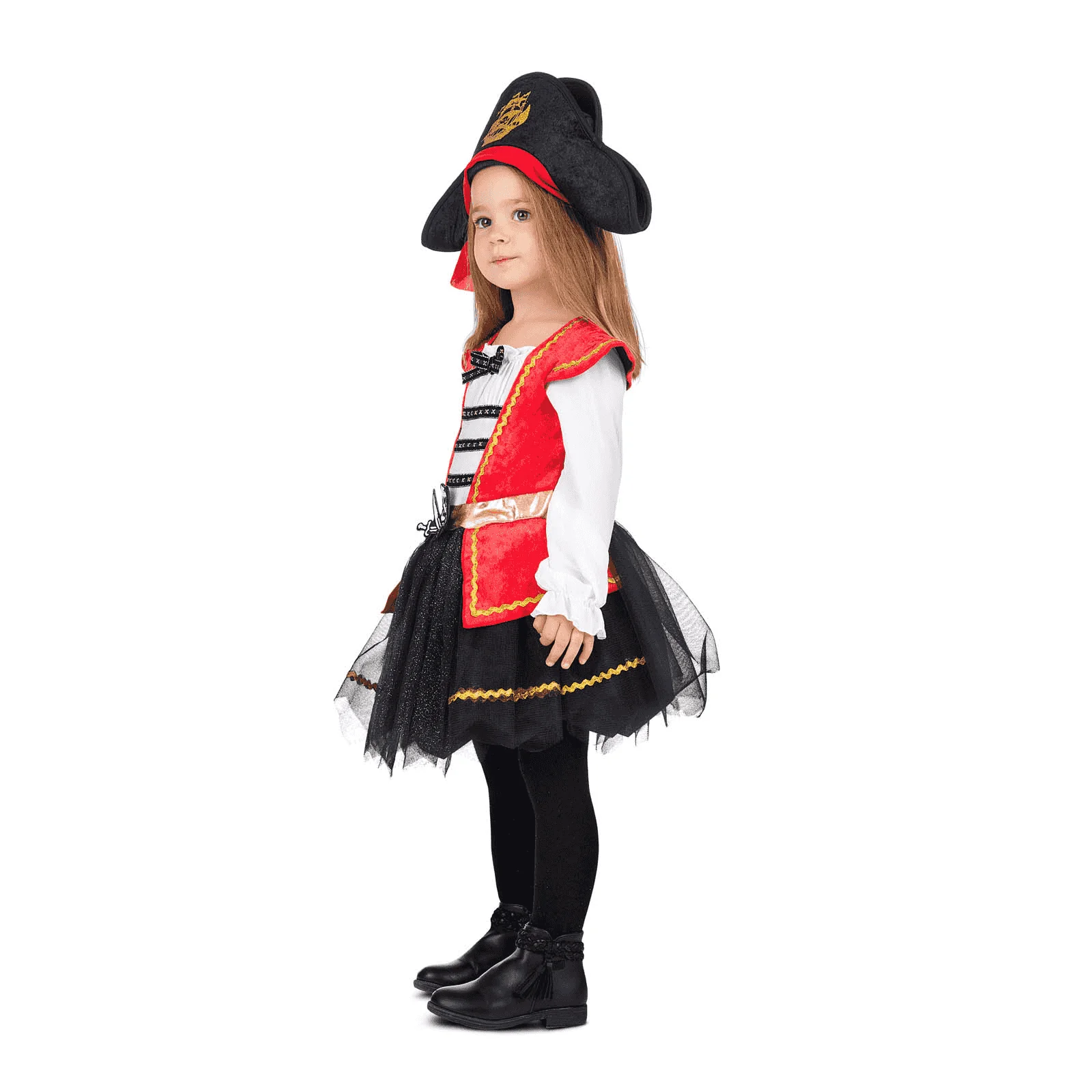 Disfraz de Pirata caribeña 3-4 años infantil - Image 2