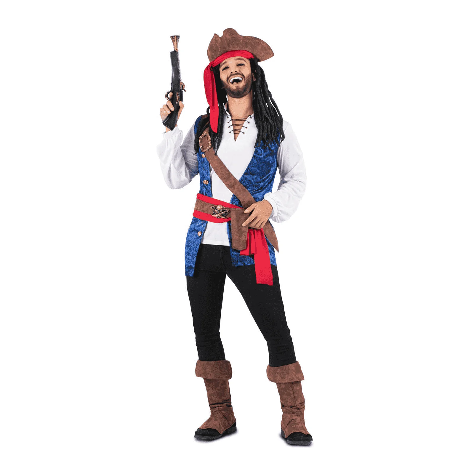 Disfraz de Pirata caribeño adulto talla XL - Image 5