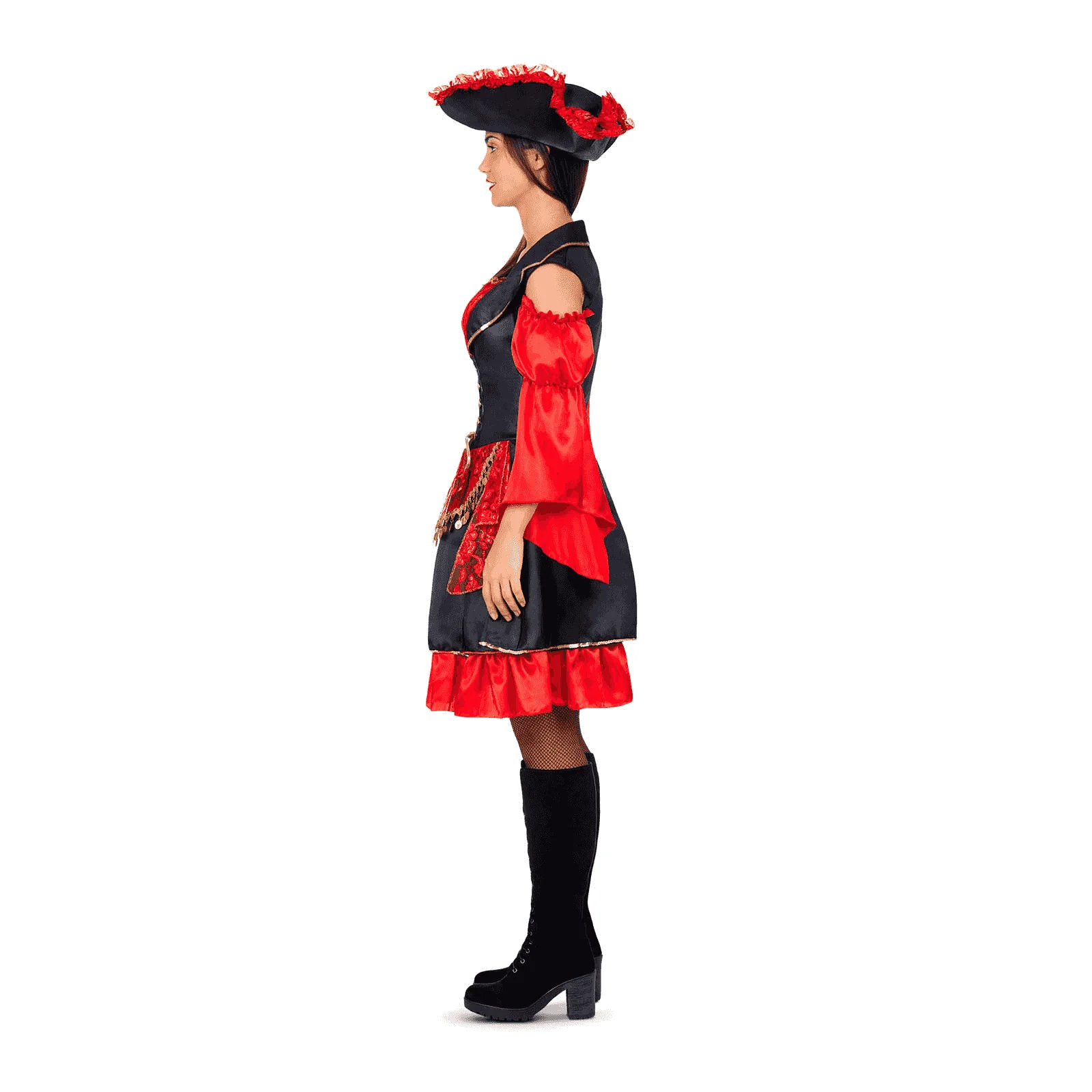 Disfraz de Pirata descarada adulto talla S - Image 4