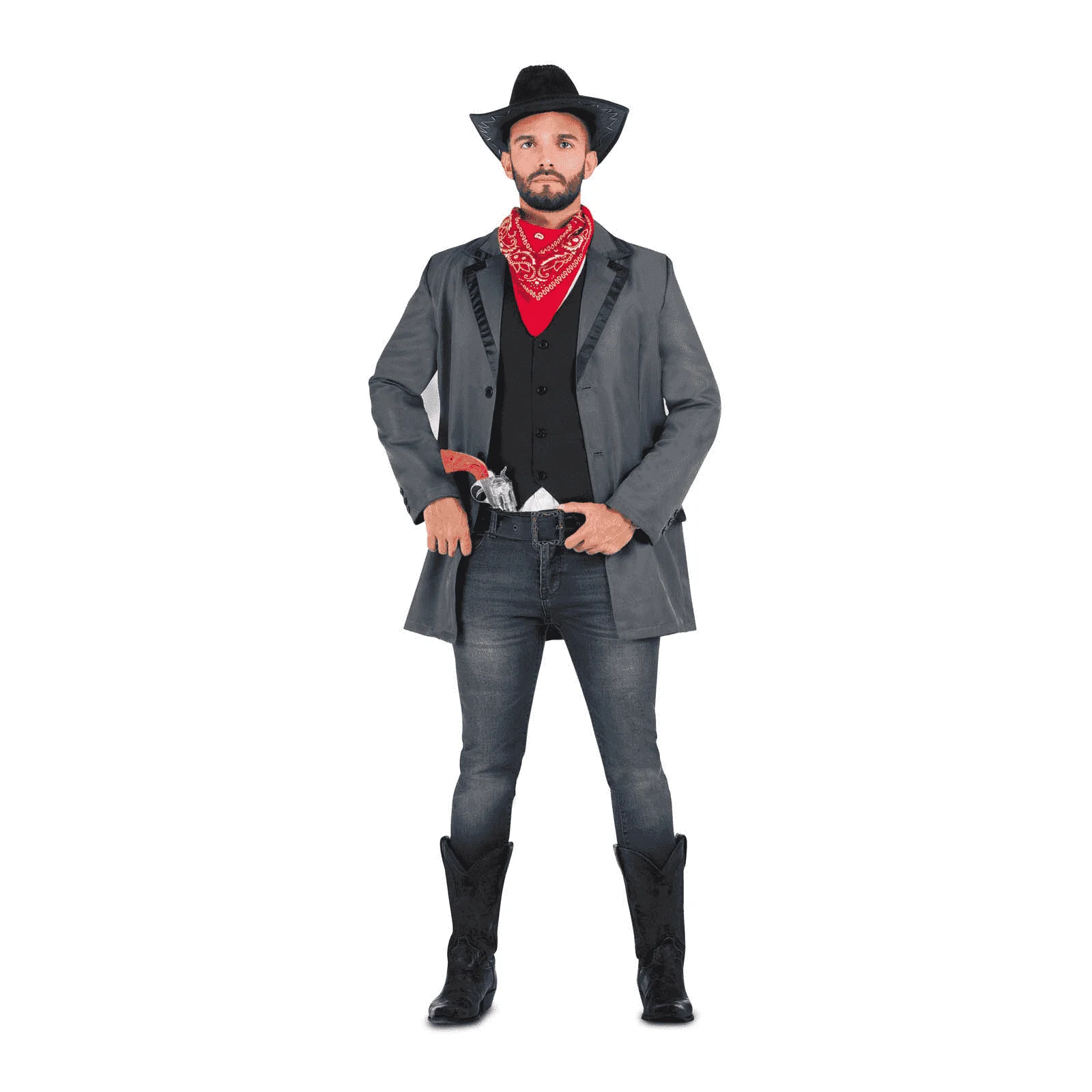 Disfraz de Pistolero rebelde adulto talla L