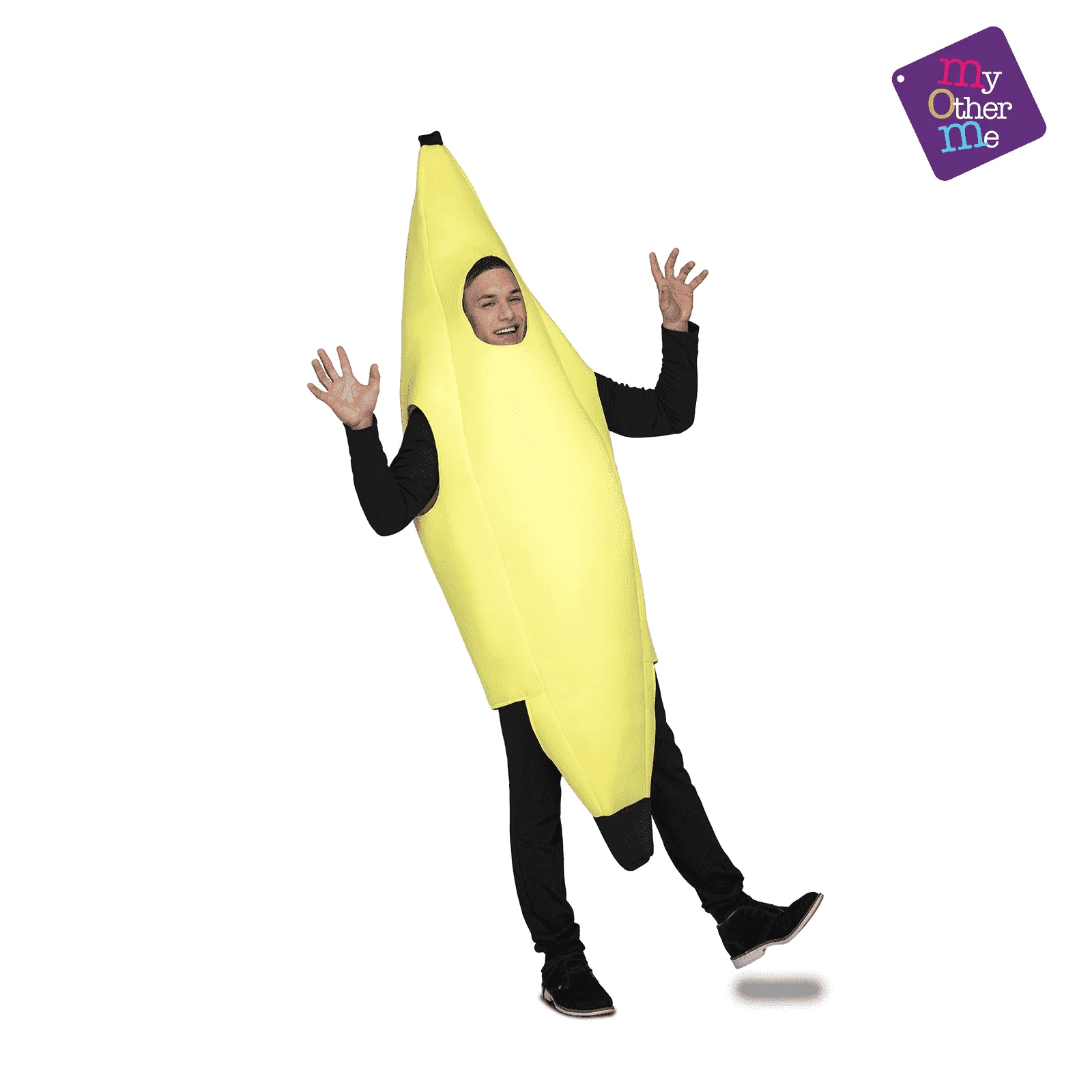 Disfraz de Plátano adulto talla ML