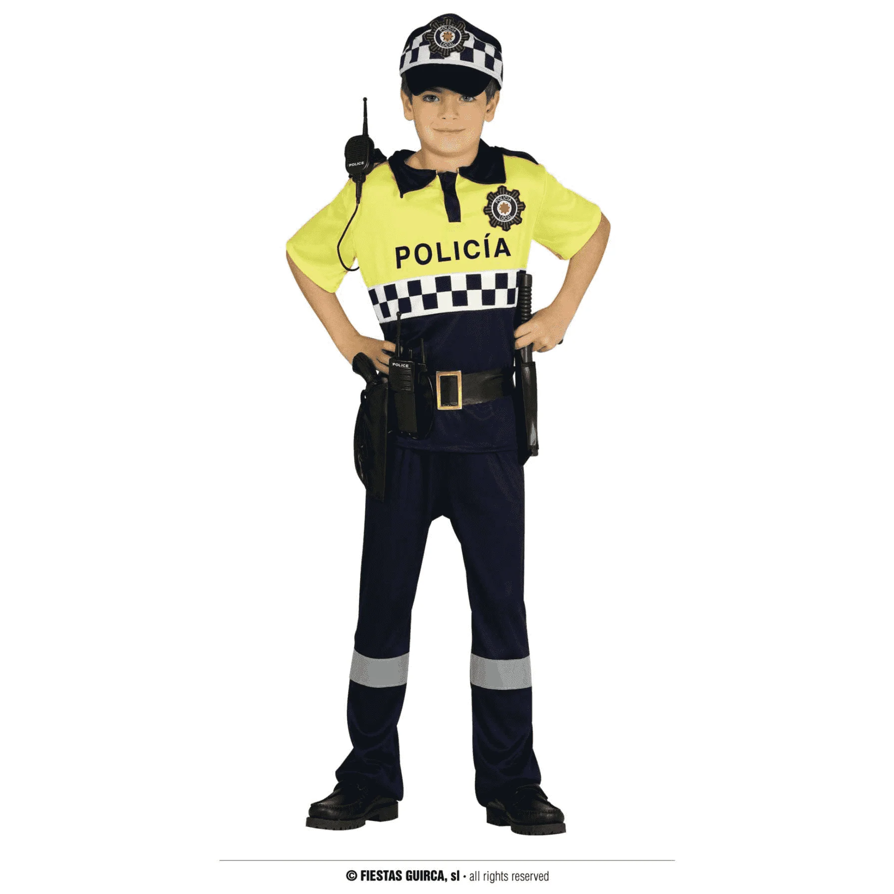 Disfraz De Policia Local 5-6 Años.