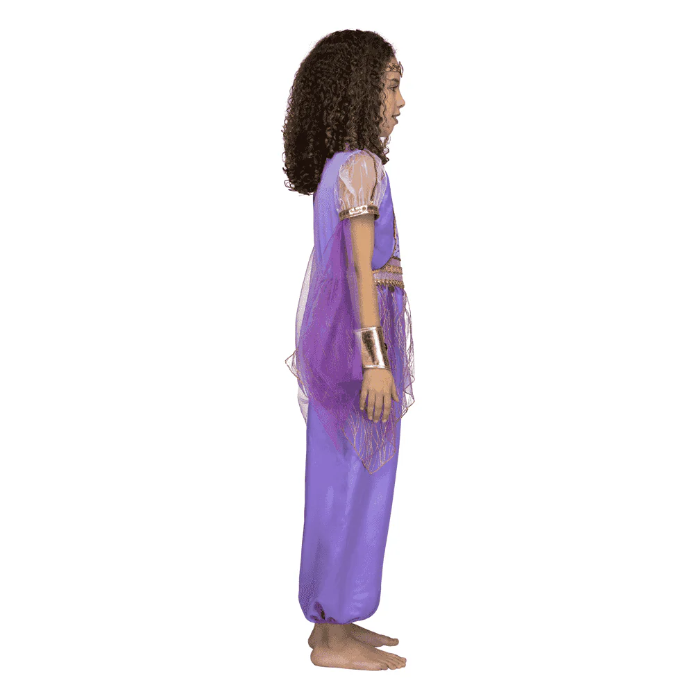 Disfraz de Princesa árabe morada 7-9 años infantil - Image 2