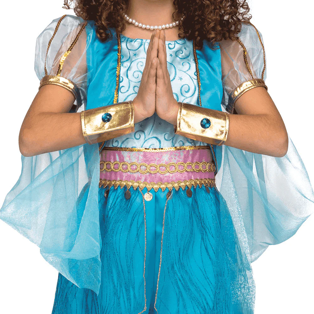 Disfraz de Princesa árabe turquesa 10-12 años infantil - Image 5