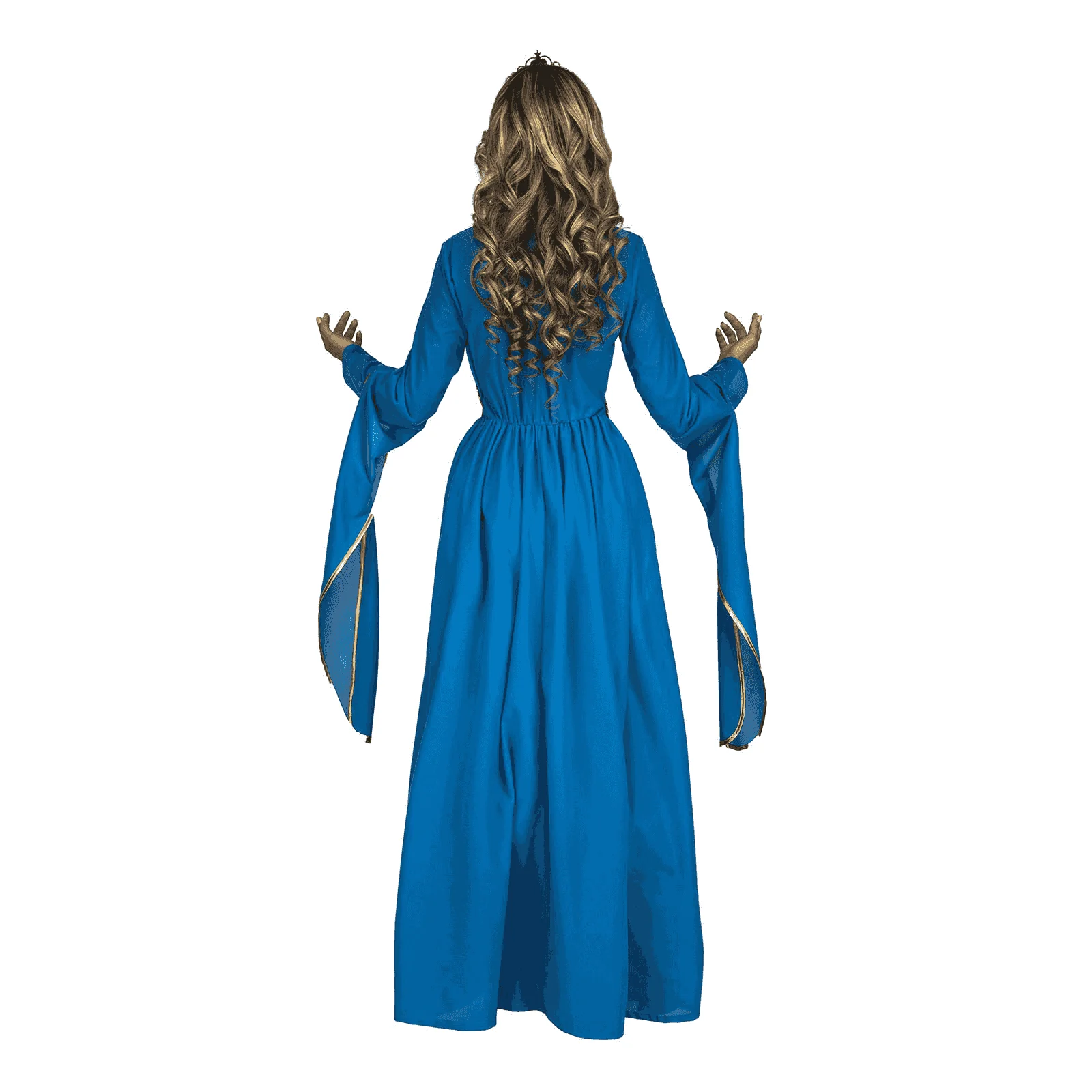 Disfraz de Princesa medieval azul adulto talla XXL - Image 3