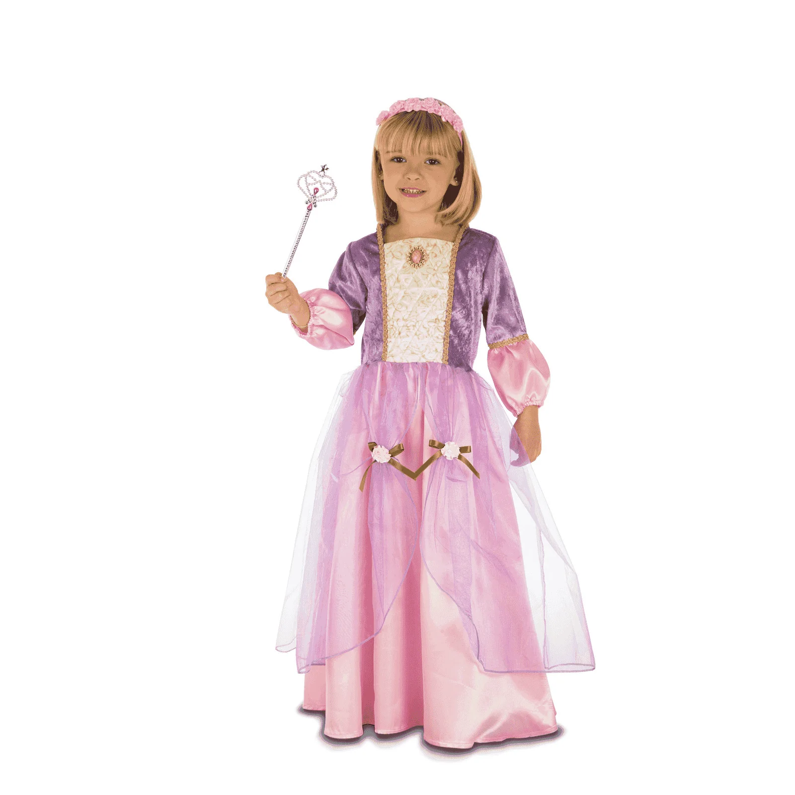 Disfraz de Princesa morada 7-9 años infantil