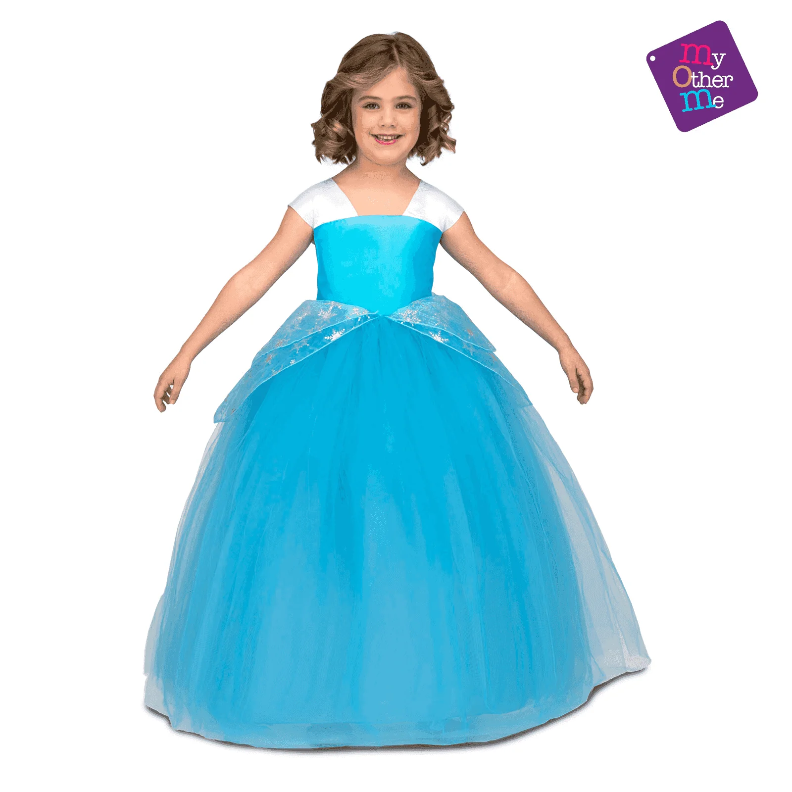Disfraz de Princesa tutú azul 5-6 años infantil - Image 2