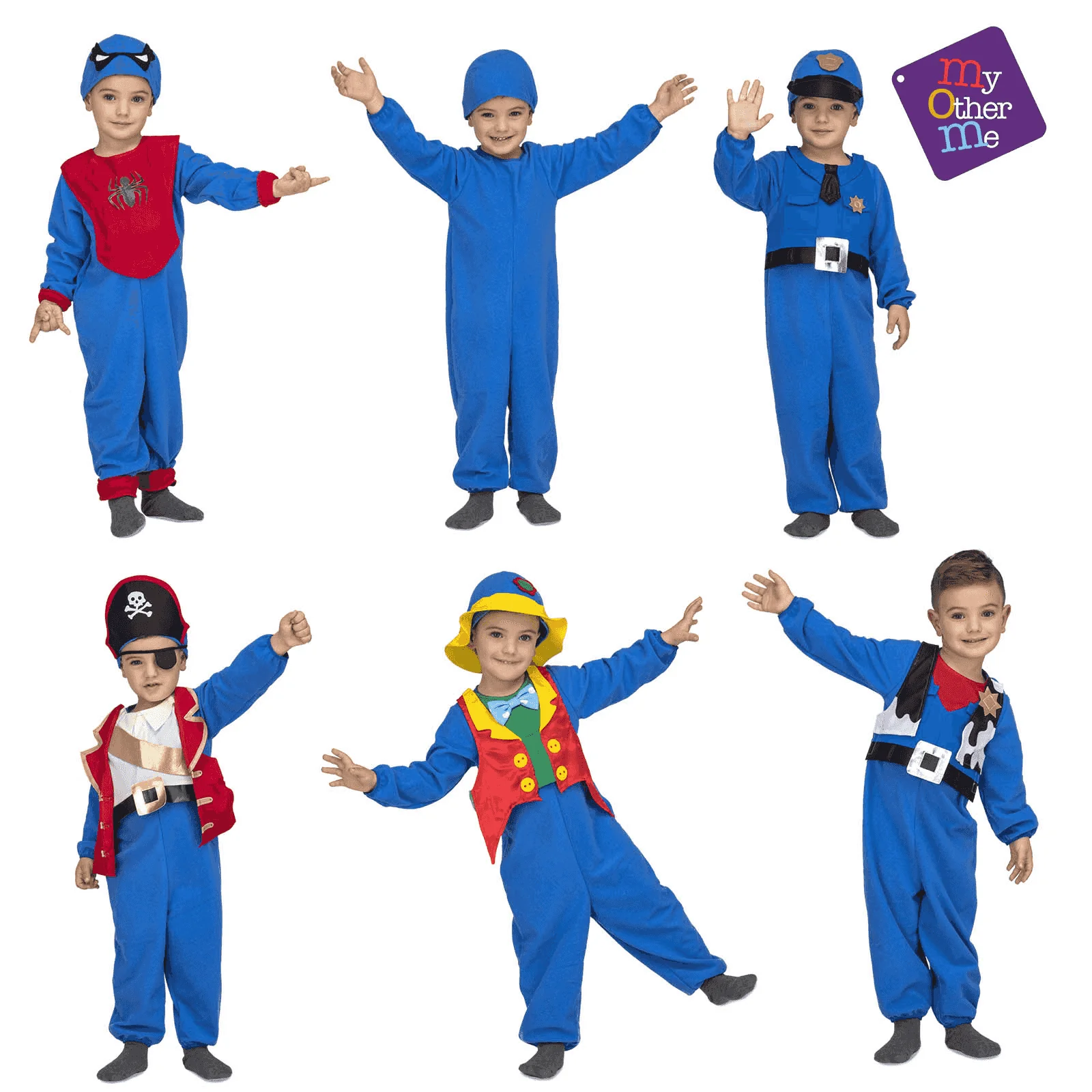 Disfraz de Quick ´n´ fun blue 3-4 años infantil
