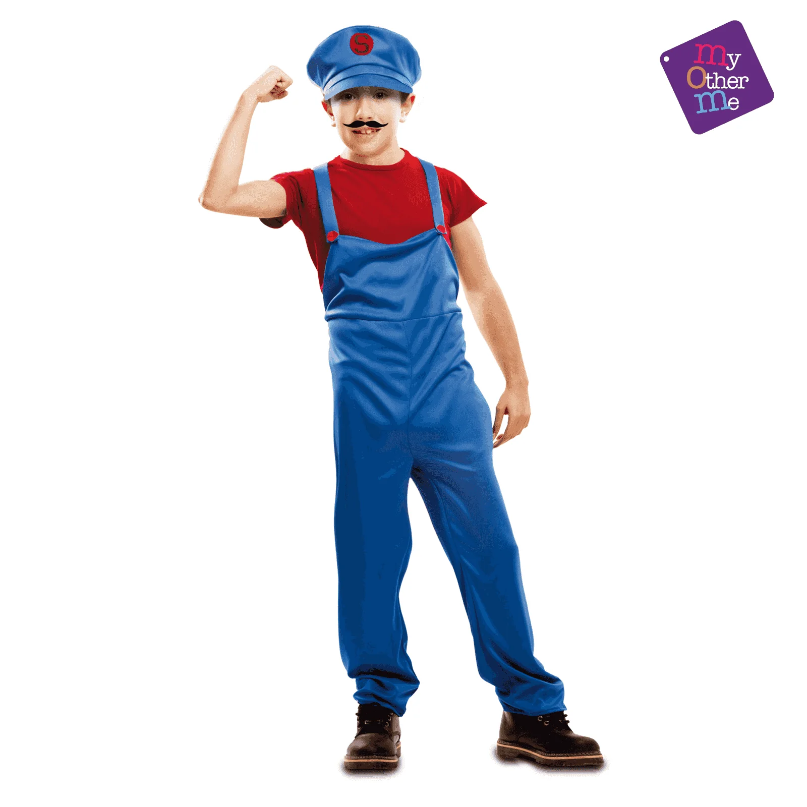 Disfraz de Red super plumber 5-6 años infantil
