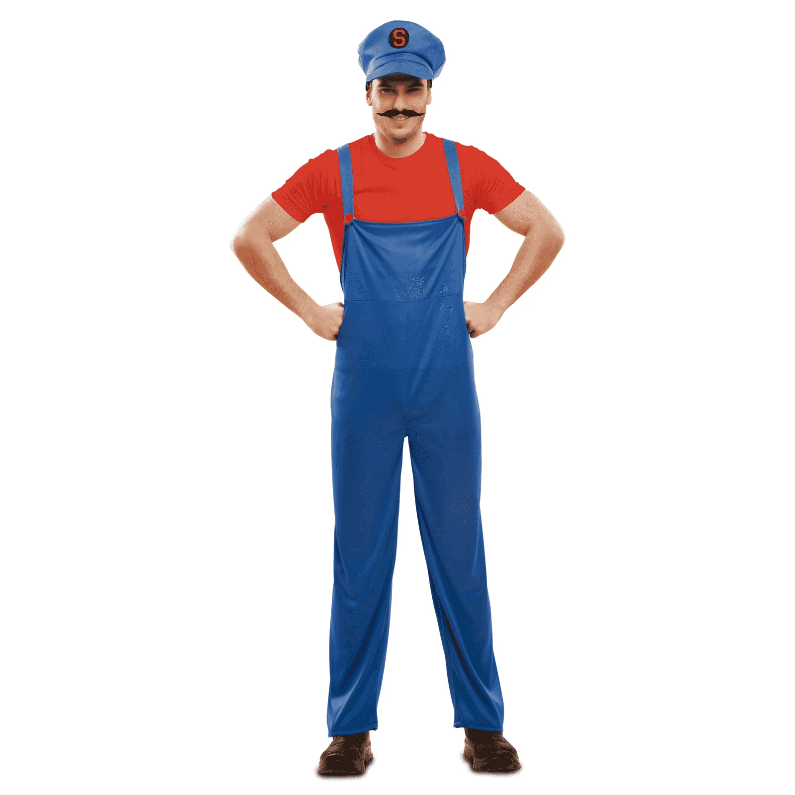 Disfraz de Red super plumber adulto talla XXL