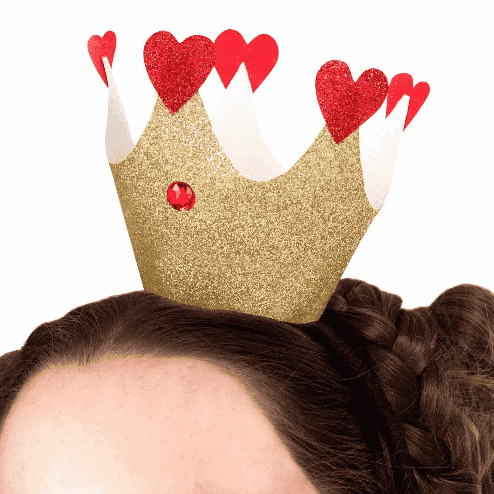 Disfraz de Reina de corazones adulto talla XL - Image 4