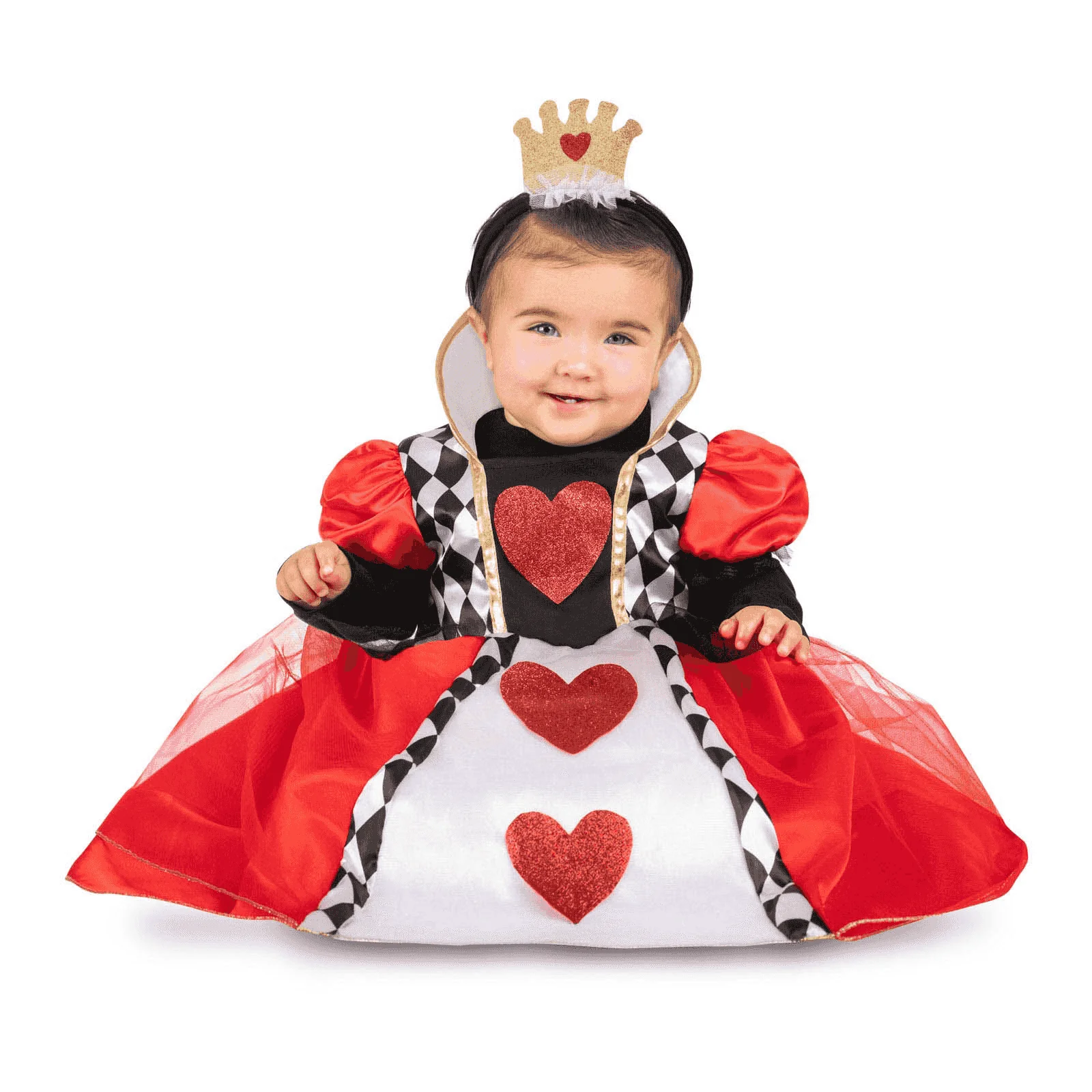 Disfraz de Reina de corazones bebé 12-24 meses bebé