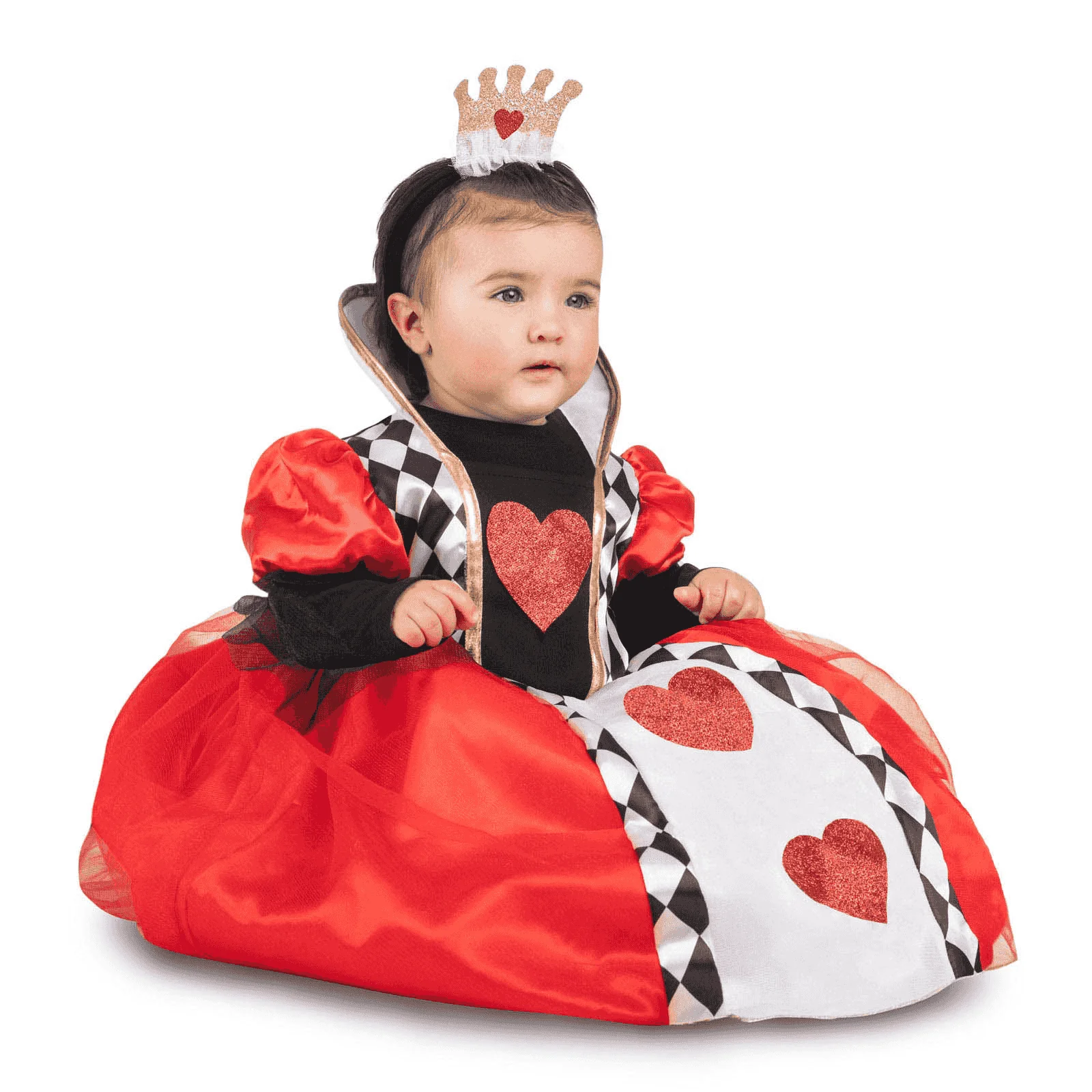 Disfraz de Reina de corazones bebé 7-12 meses bebé - Image 2