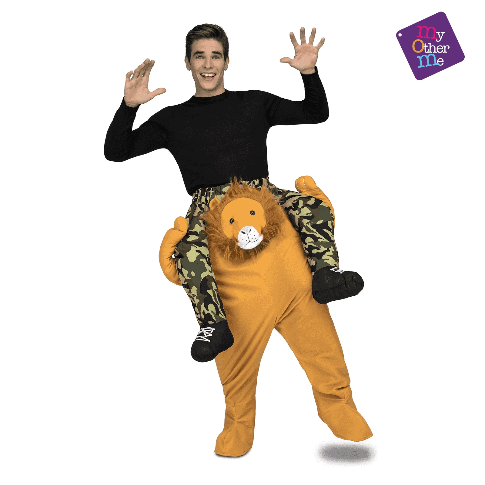 Disfraz de Ride-on león one size adult adulto talla TALLA ÚNICA