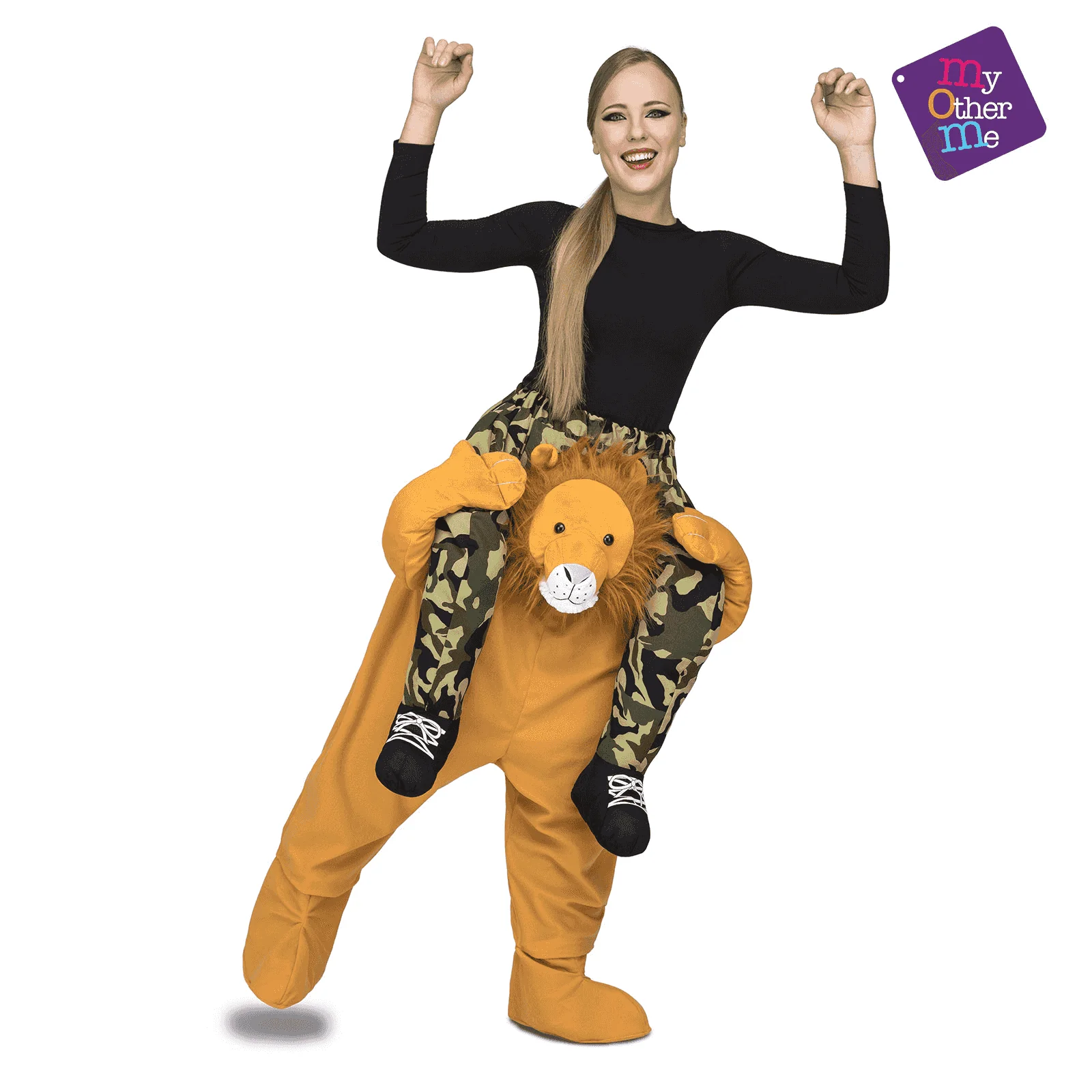 Disfraz de Ride-on león one size adult adulto talla TALLA ÚNICA - Image 2