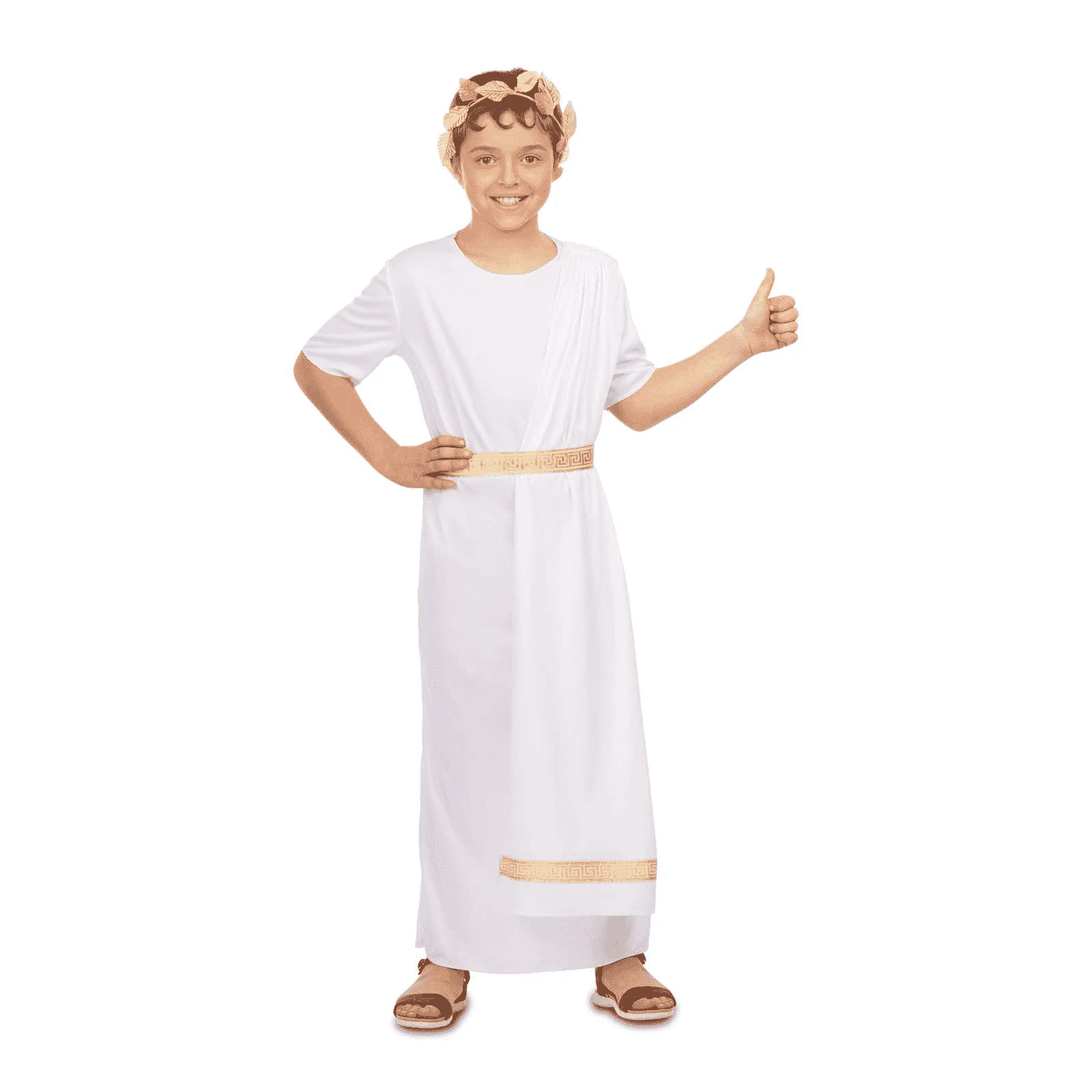 Disfraz de Romano blanco 5-6 años infantil