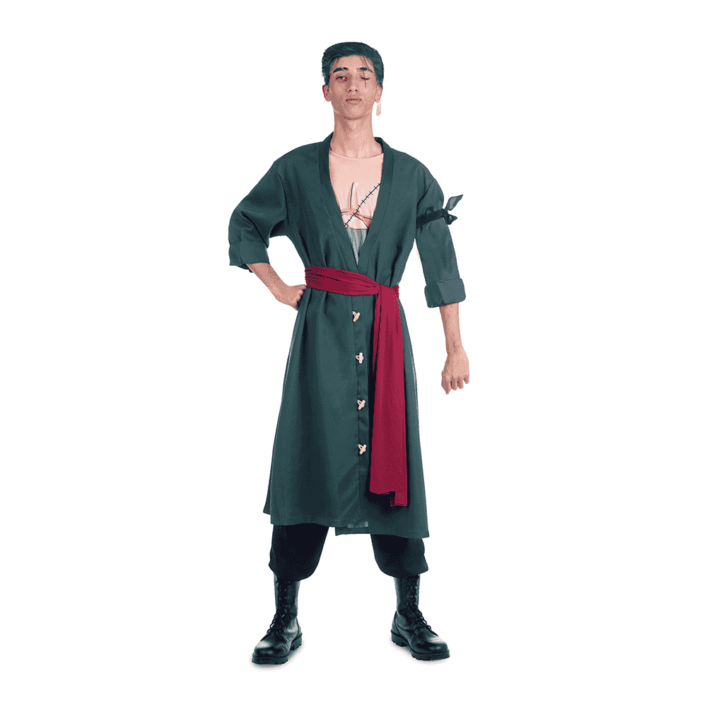 Disfraz de Roronoa zoro adulto talla S