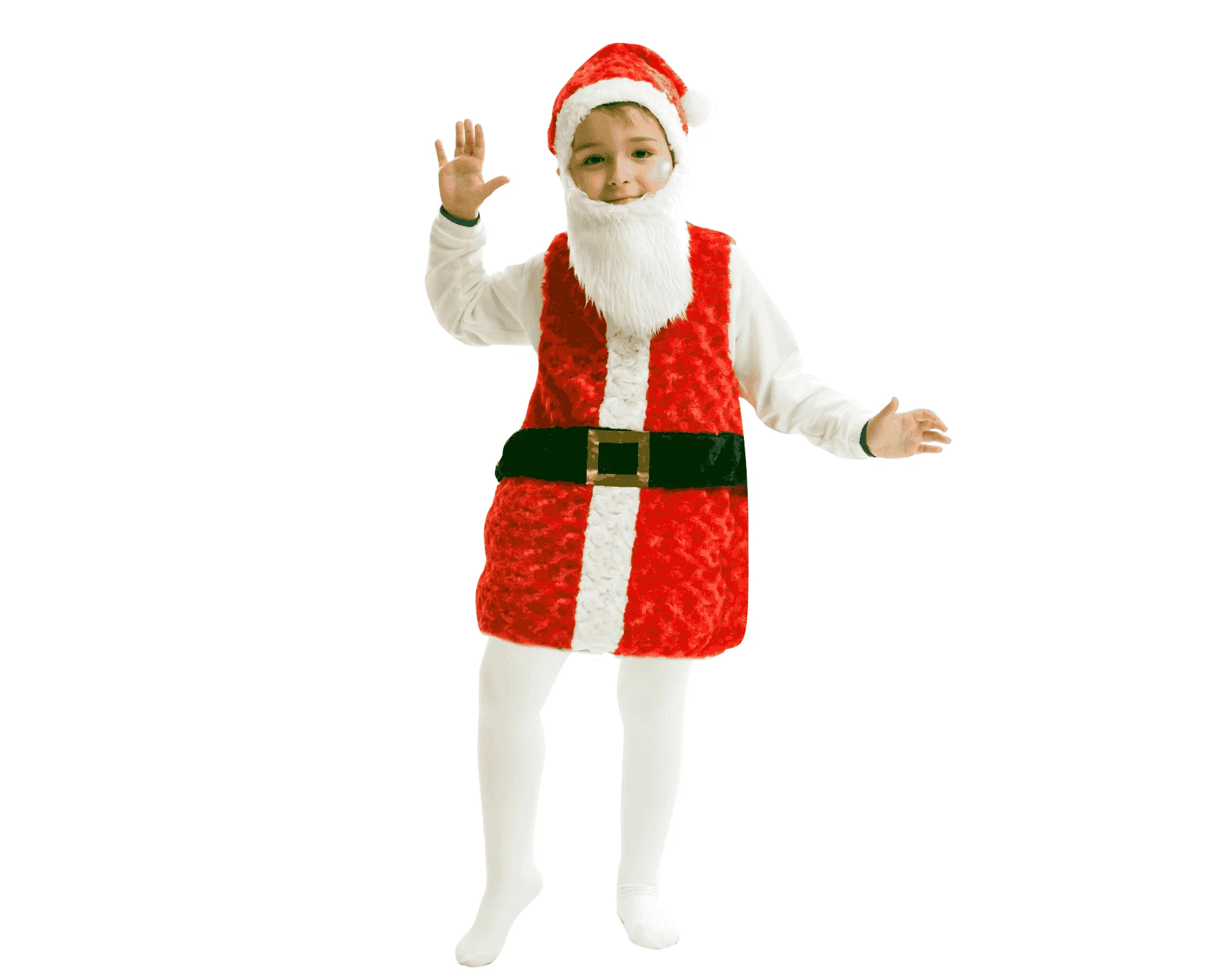 Disfraz de Santa claus peluche 5-6 años infantil