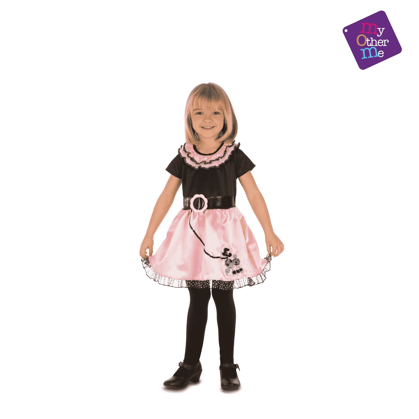 Disfraz de Señorita pink 3-4 años niña infantil