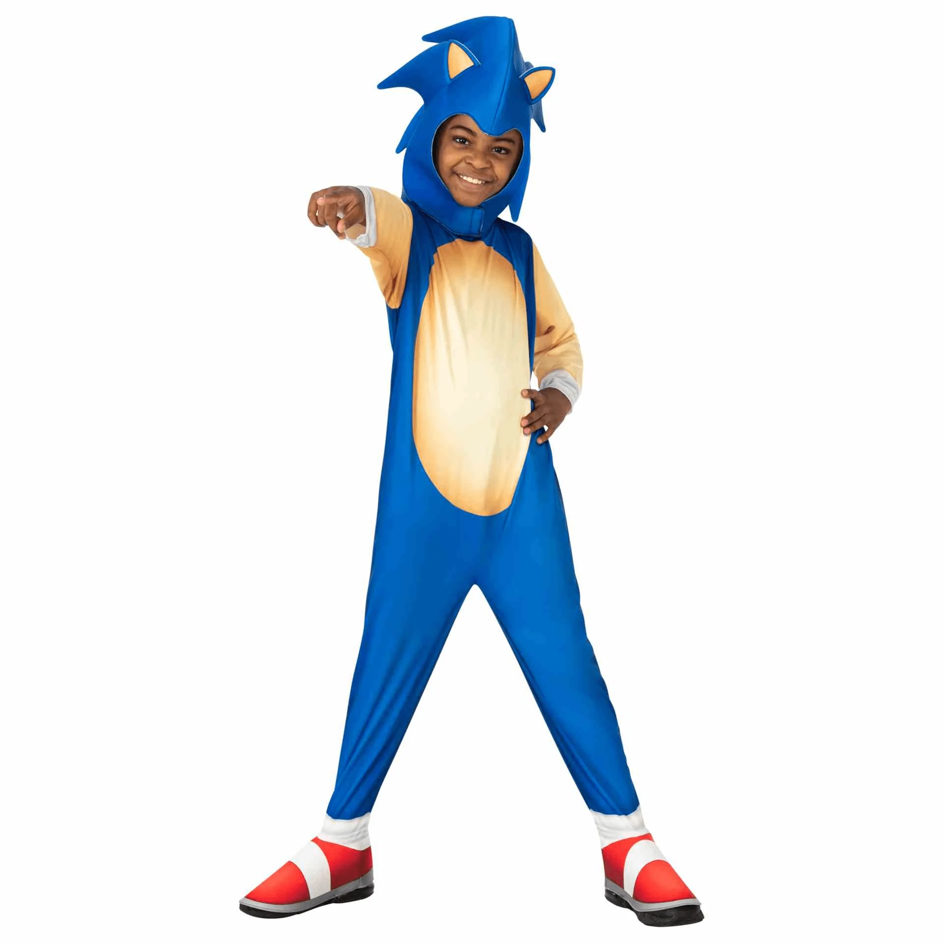 Disfraz de Sonic The Hedgehog para Niños Talla 7-8 Años