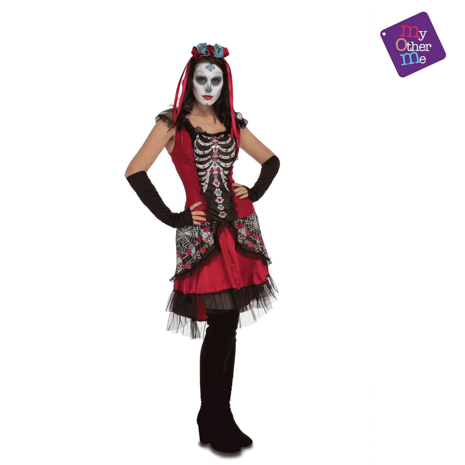 Disfraz de Sugar skull adulto talla ML