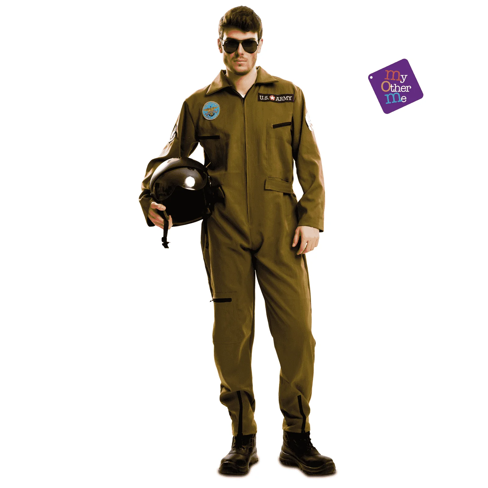 Disfraz de Top gun adulto talla ML