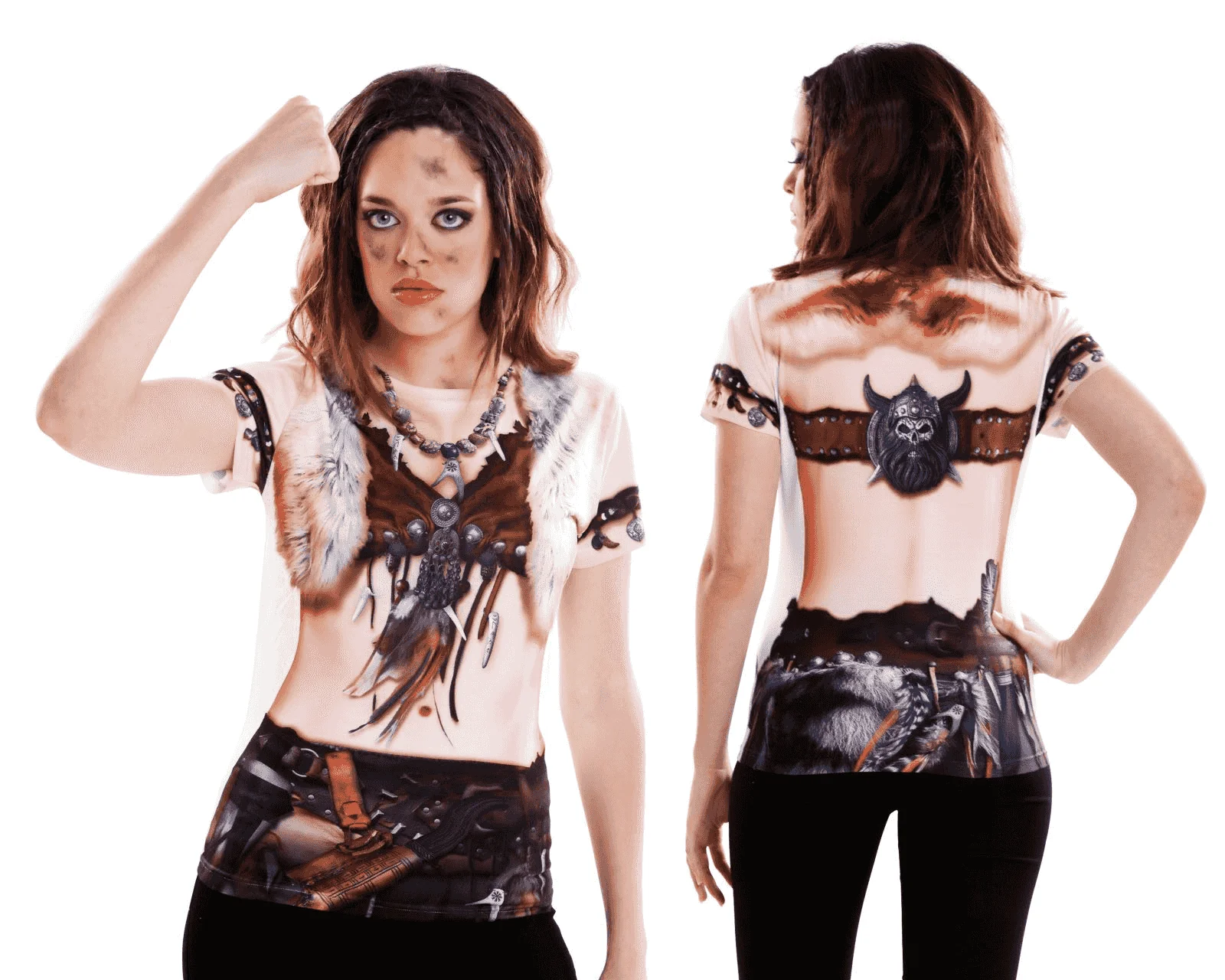 Disfraz de Viking girl adulto talla S