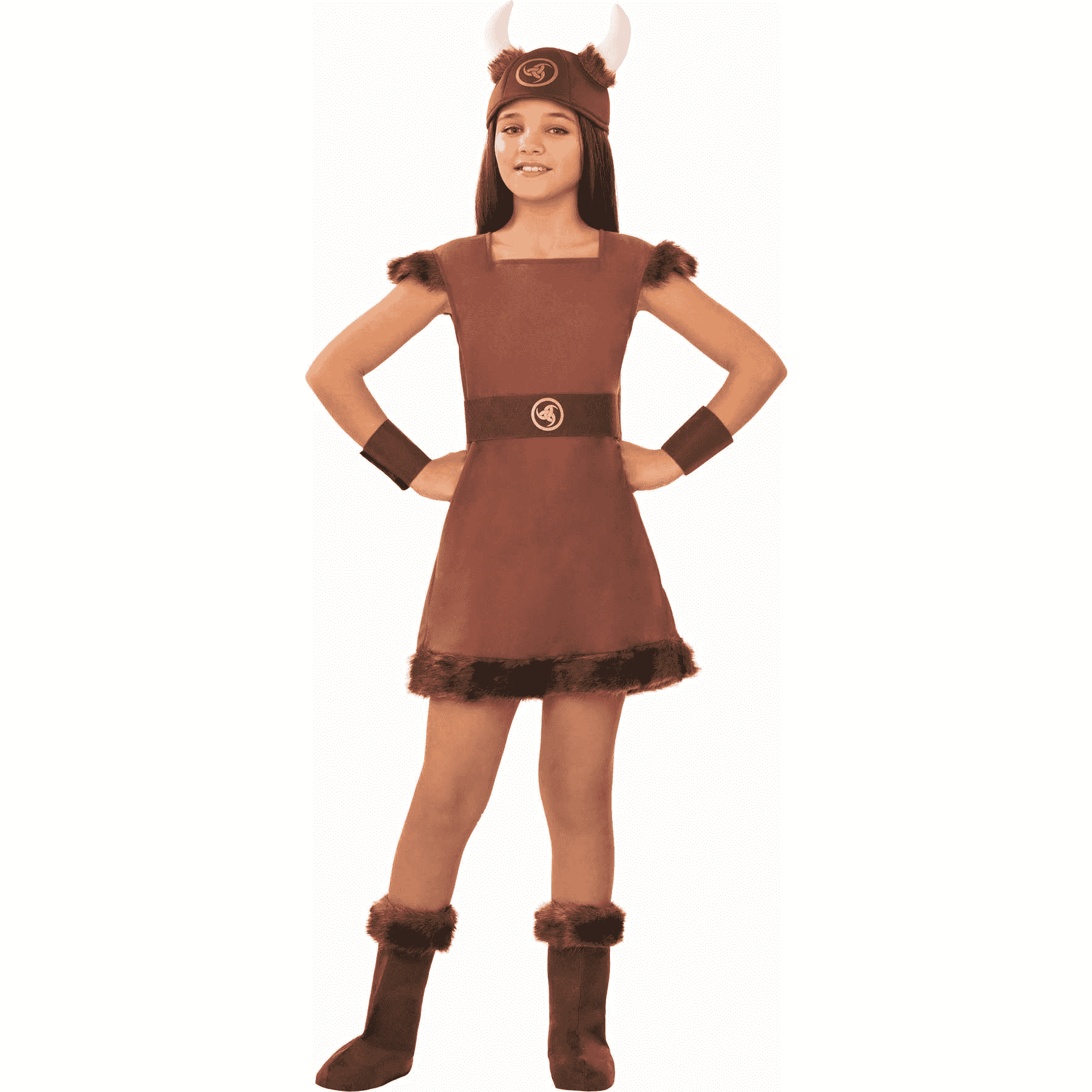 Disfraz de Vikinga odin 7-9 años infantil