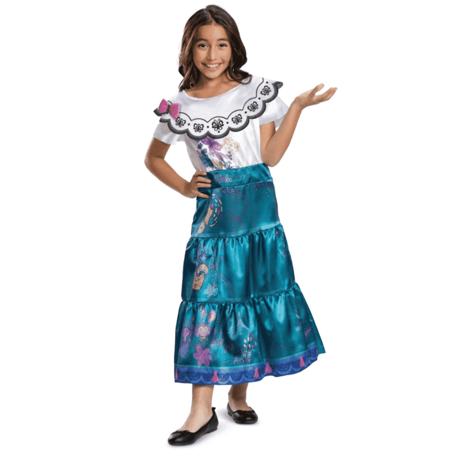 Disfraz Encanto Mirabel Deluxe Talla 5 a 7 años