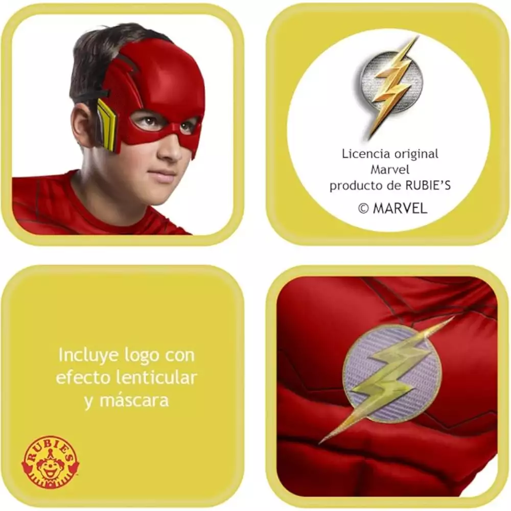 Disfraz Flash Black Line Deluxe 3-4A - Image 2