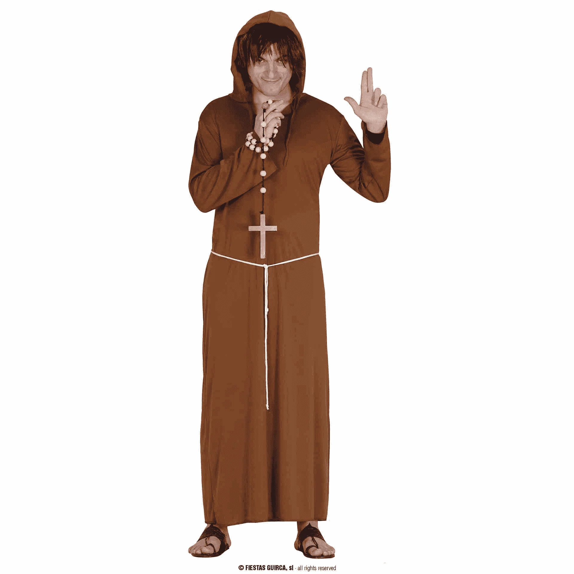 Disfraz Fraile Adulto Talla M - Image 3