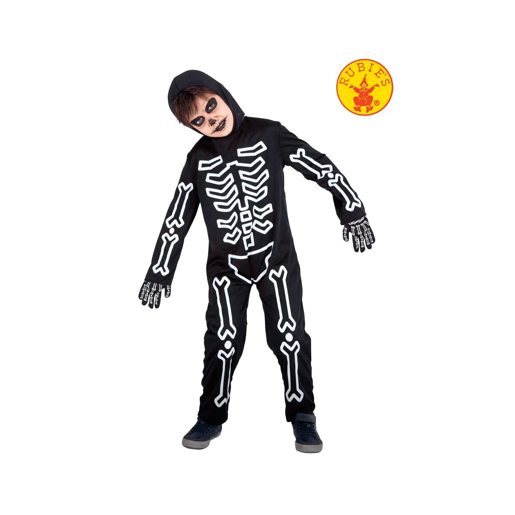 Disfraz Infantil Huesitos Glow In The Dark Talla 5 a 7 años