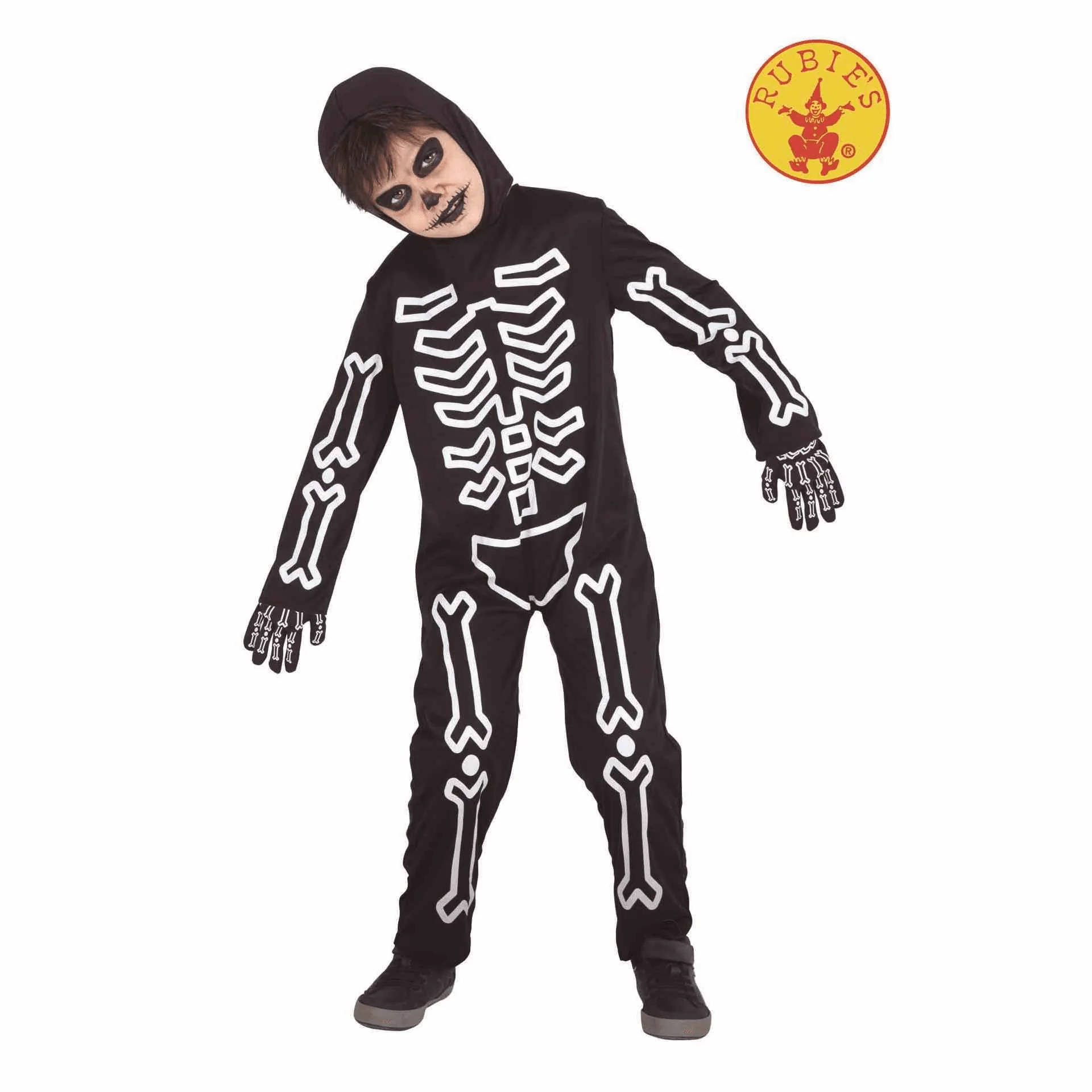 Disfraz Infantil Huesitos Glow In The Dark Talla 8 a 10 años