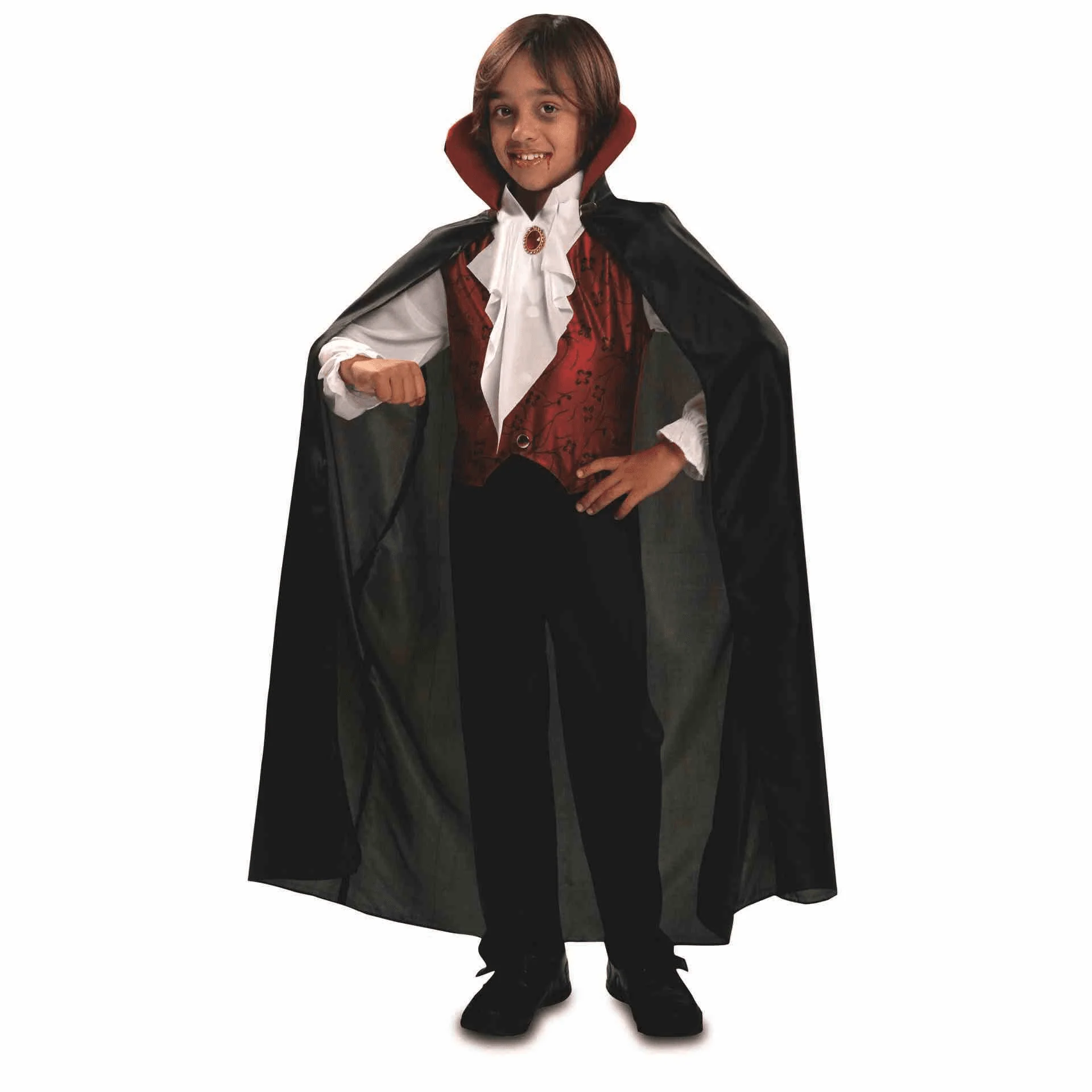 Disfraz Infantil Vampiro Gótico Talla 10 a 12 años