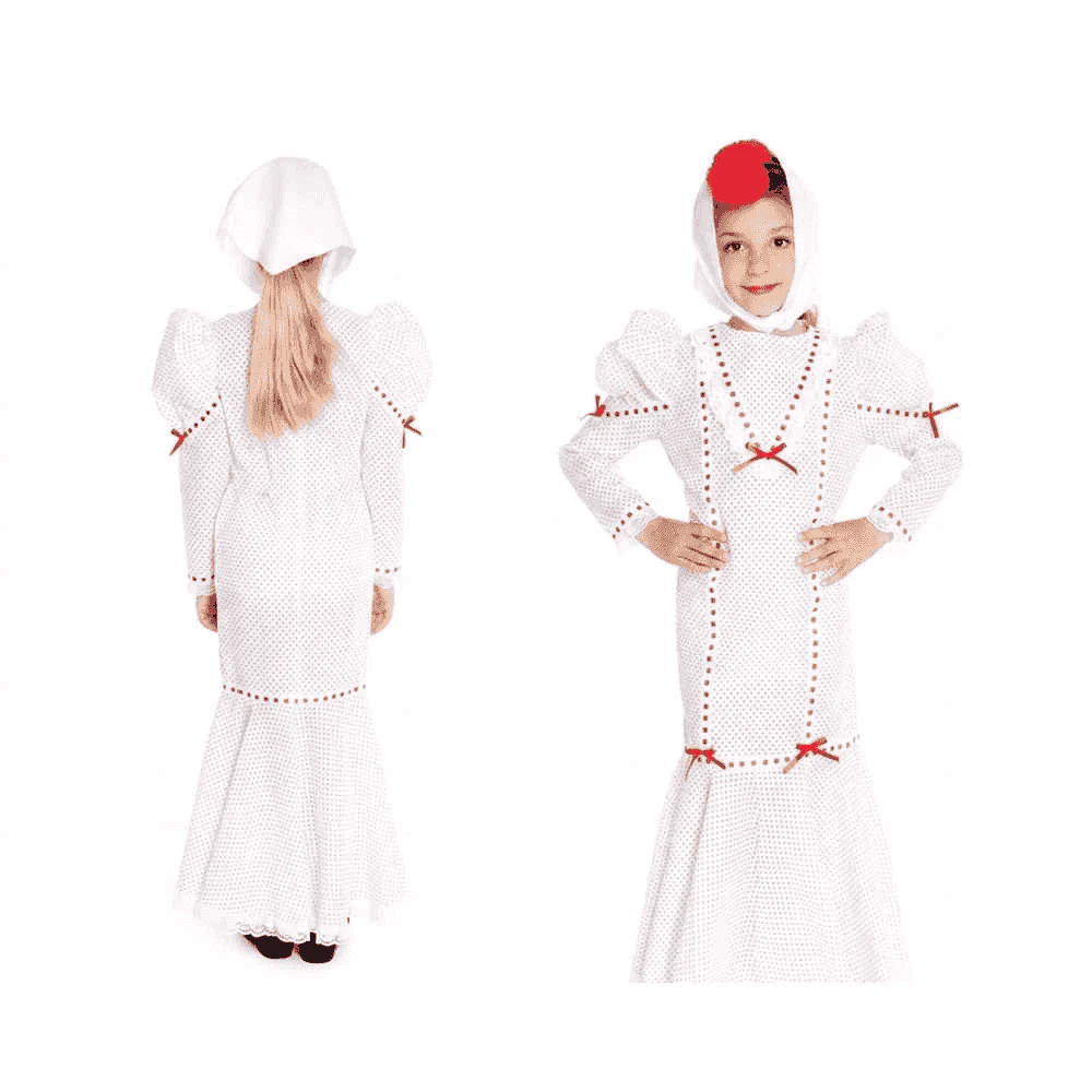 Disfraz madrileña Luxe infantil talla 1/2 años