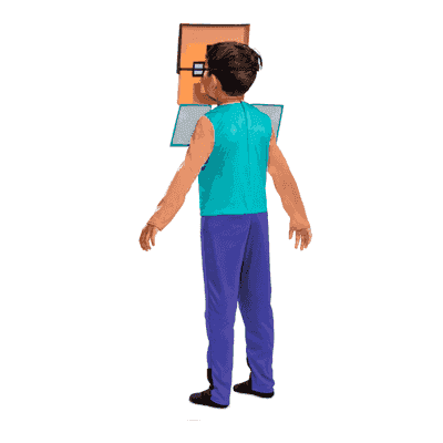 Disfraz Minecraft Steve 4-6 años - Image 2