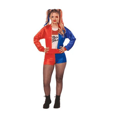 Disfraz Oficial Harley Quinn Rubie’s – Talla S Adulto