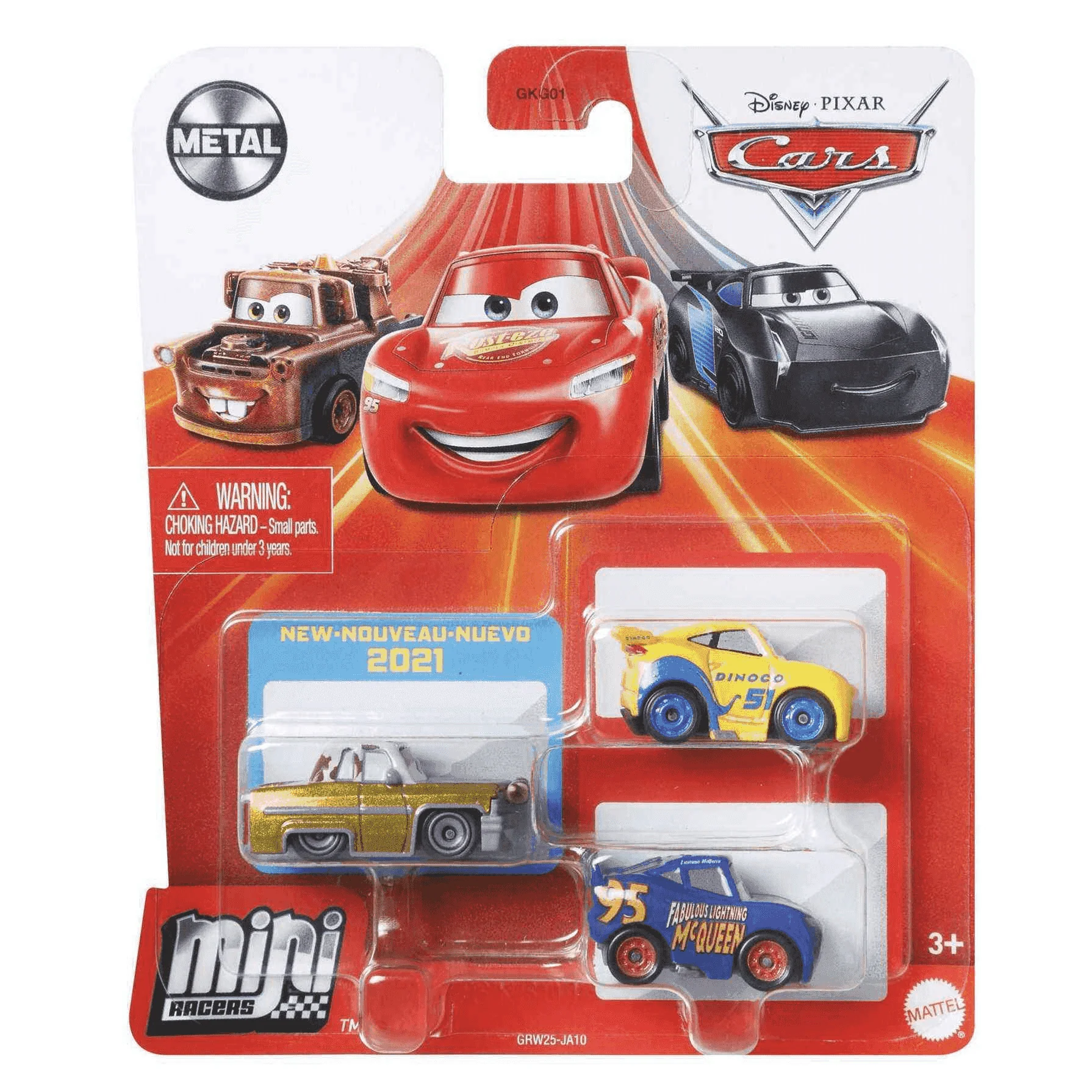 Disney Cars Minis Pack de 3 Coches de JugueteModelos Surtidos 3 años - Image 7