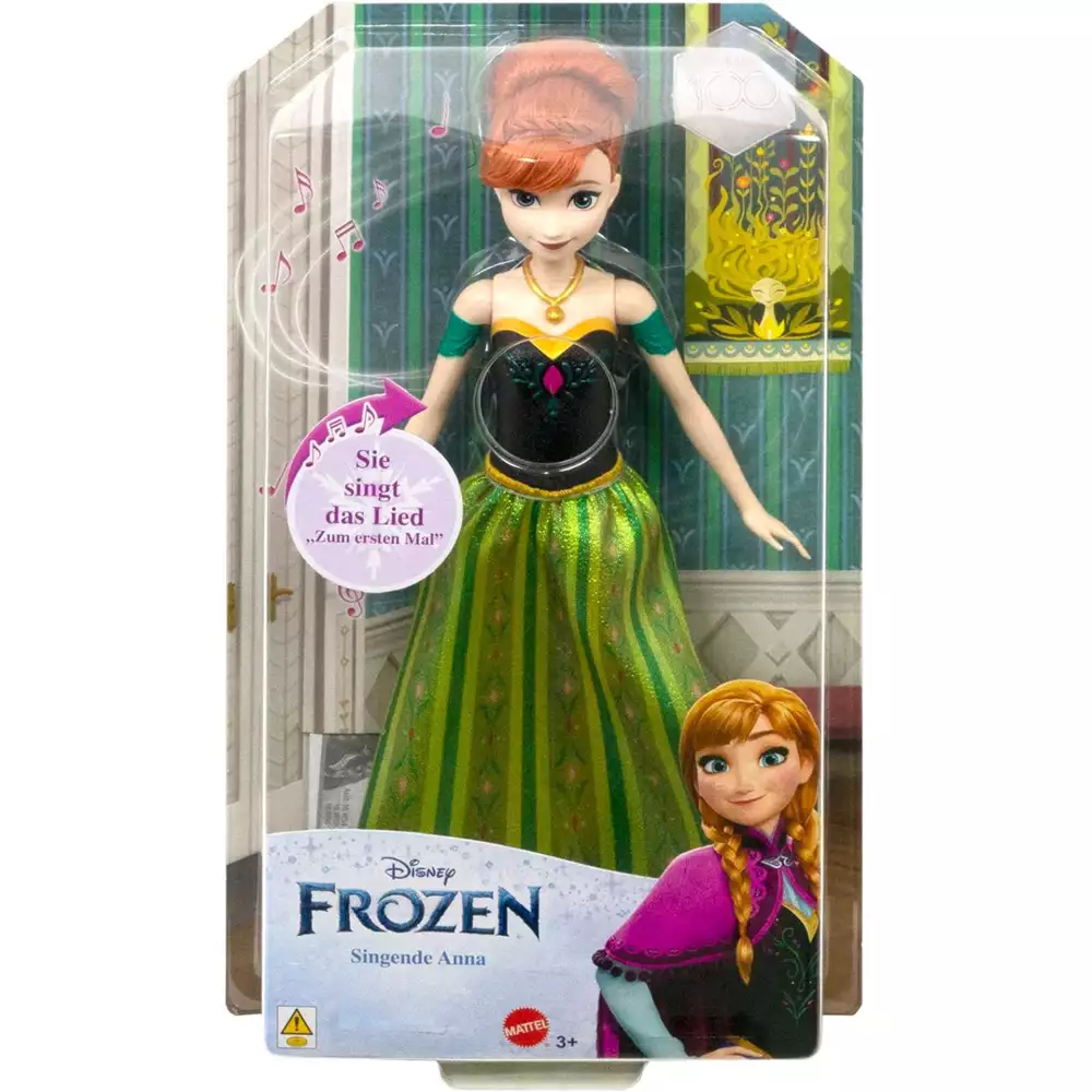 Disney Frozen Anna Cantarina – Muñeca de moda que canta “For the First Time in Forever” en 4 idiomas - Image 2